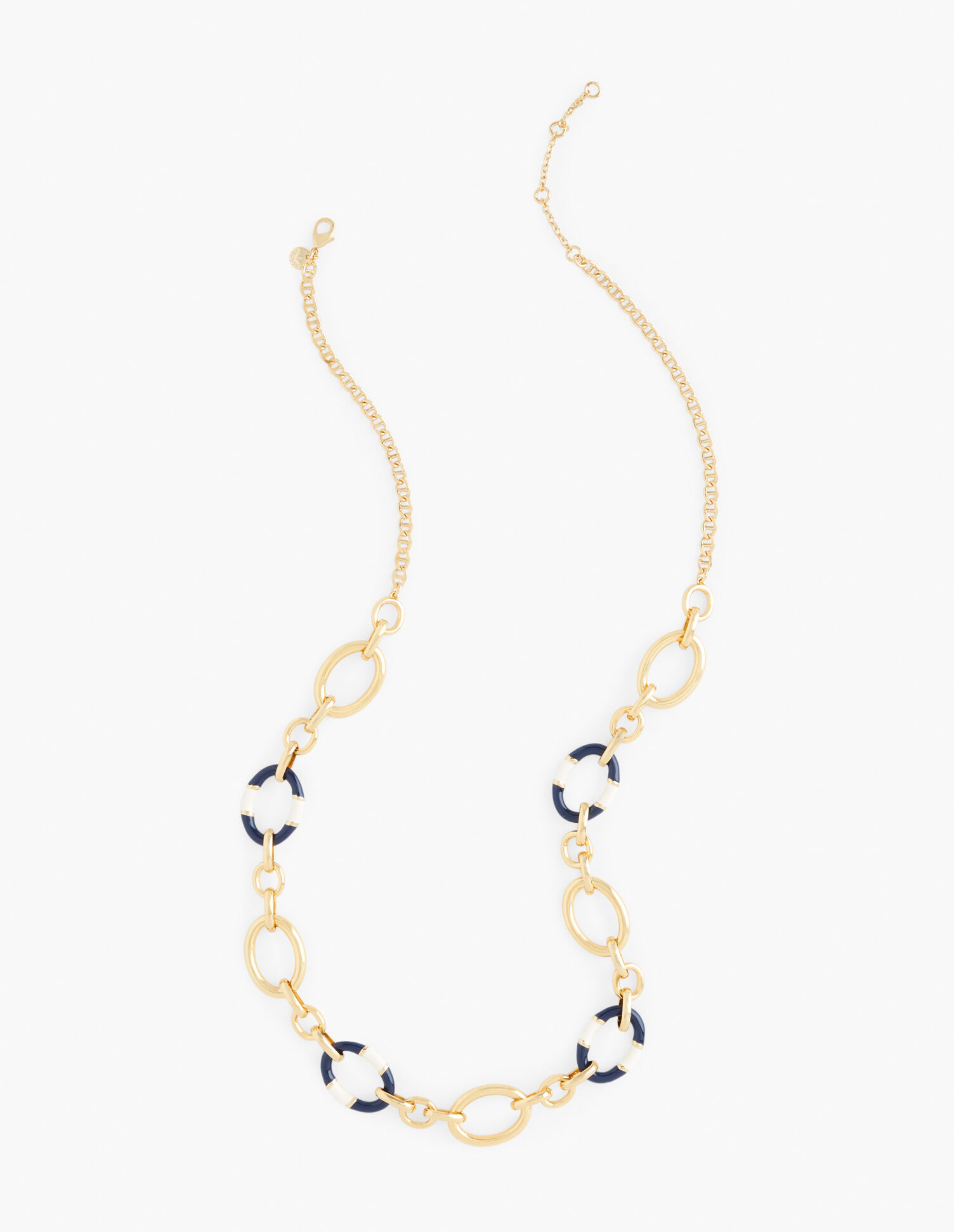 Nautical Stripe Long Necklace
