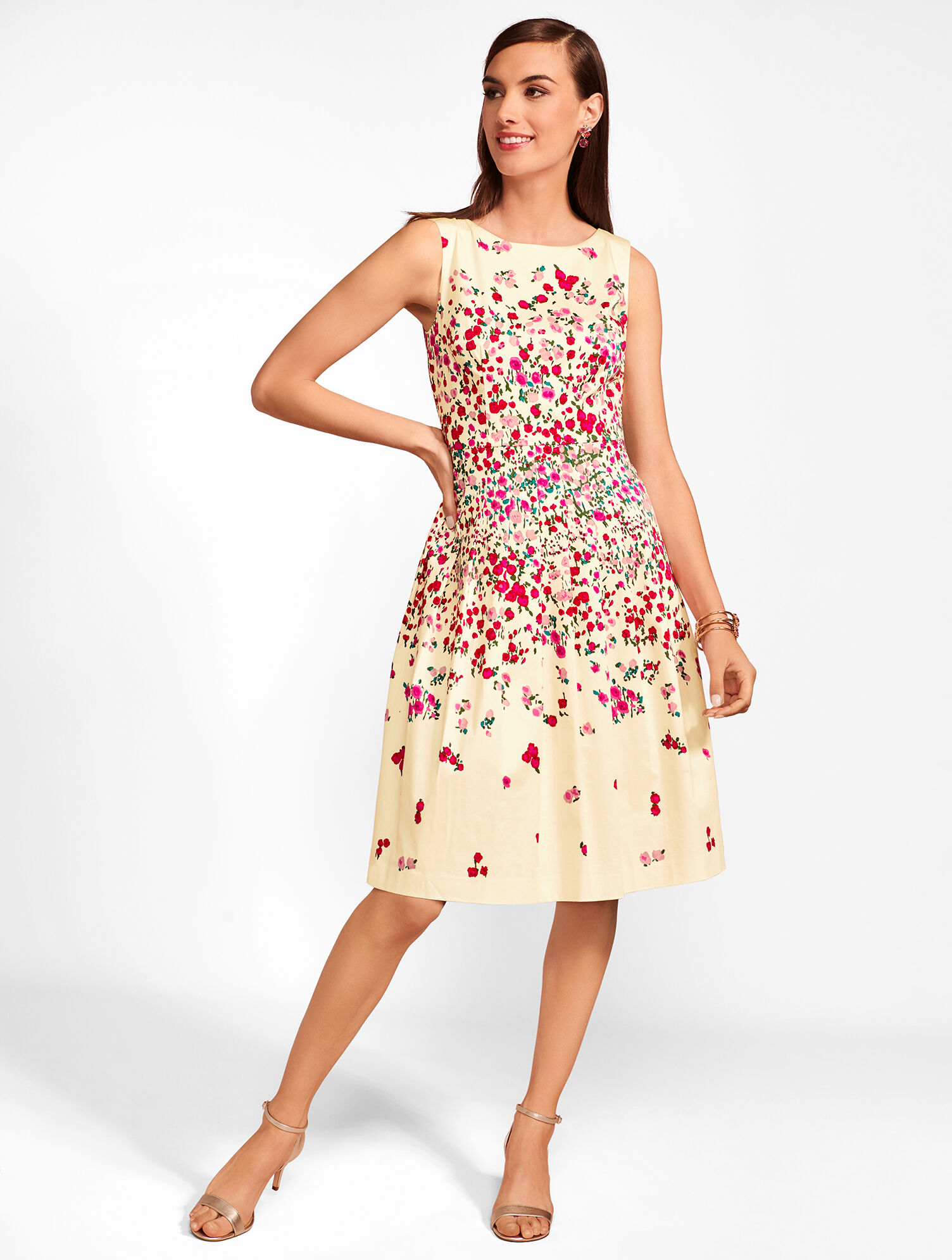 Rose Garden Fit &amp; Flare Dress