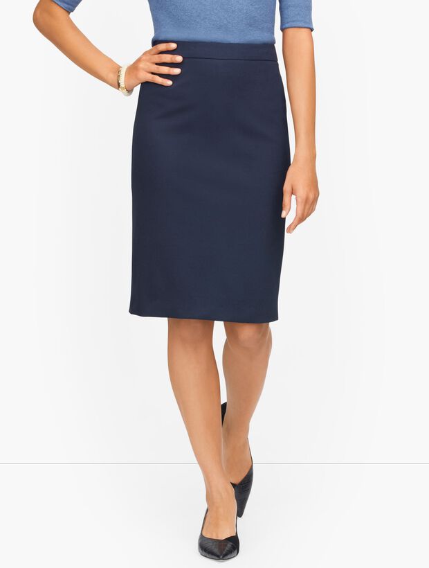 Refined Ponte Pencil Skirt