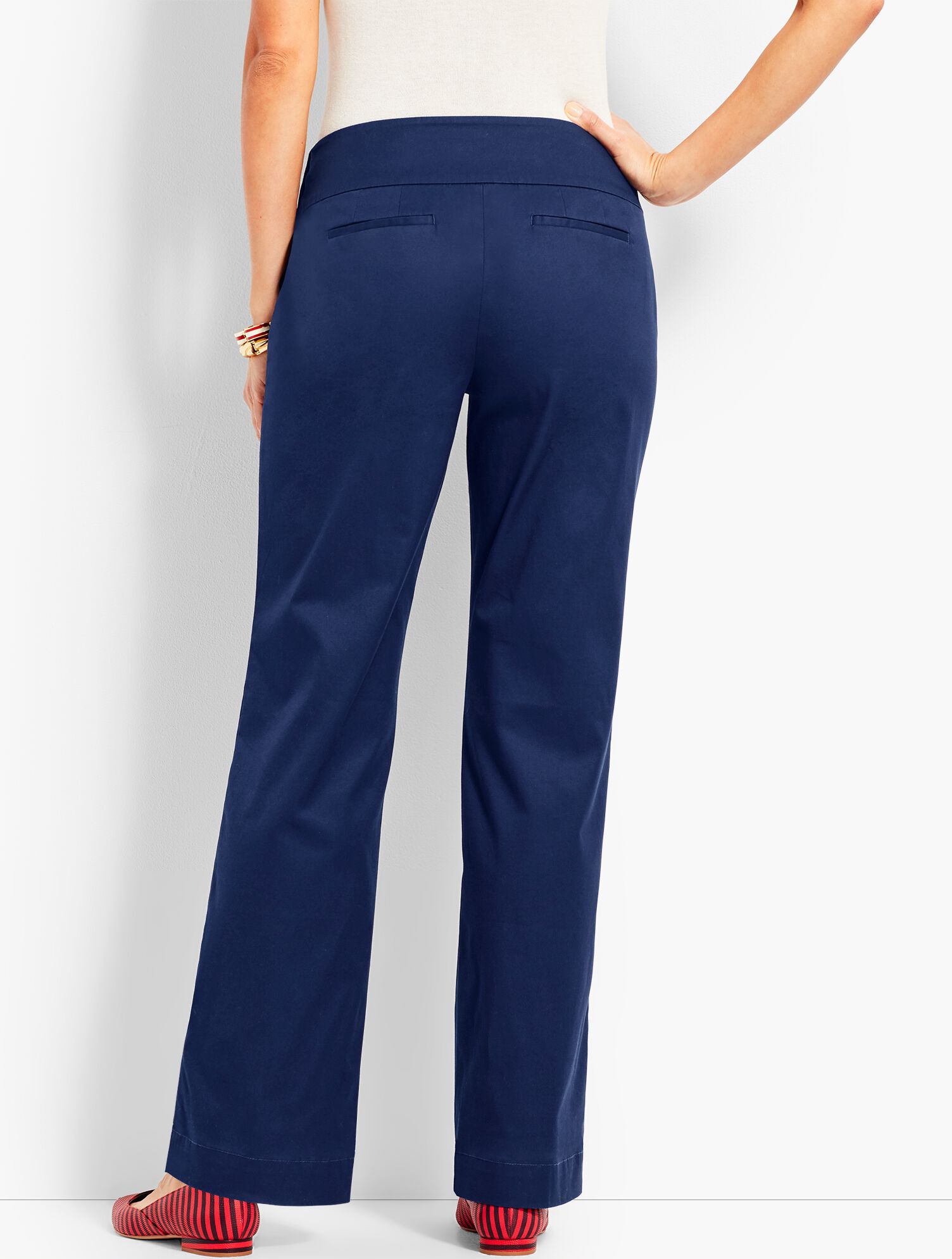 High-Waist Wide-Leg Sailor Pant