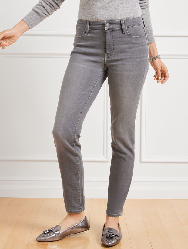 Slim Ankle Jeans - Greystone Wash - Curvy Fit