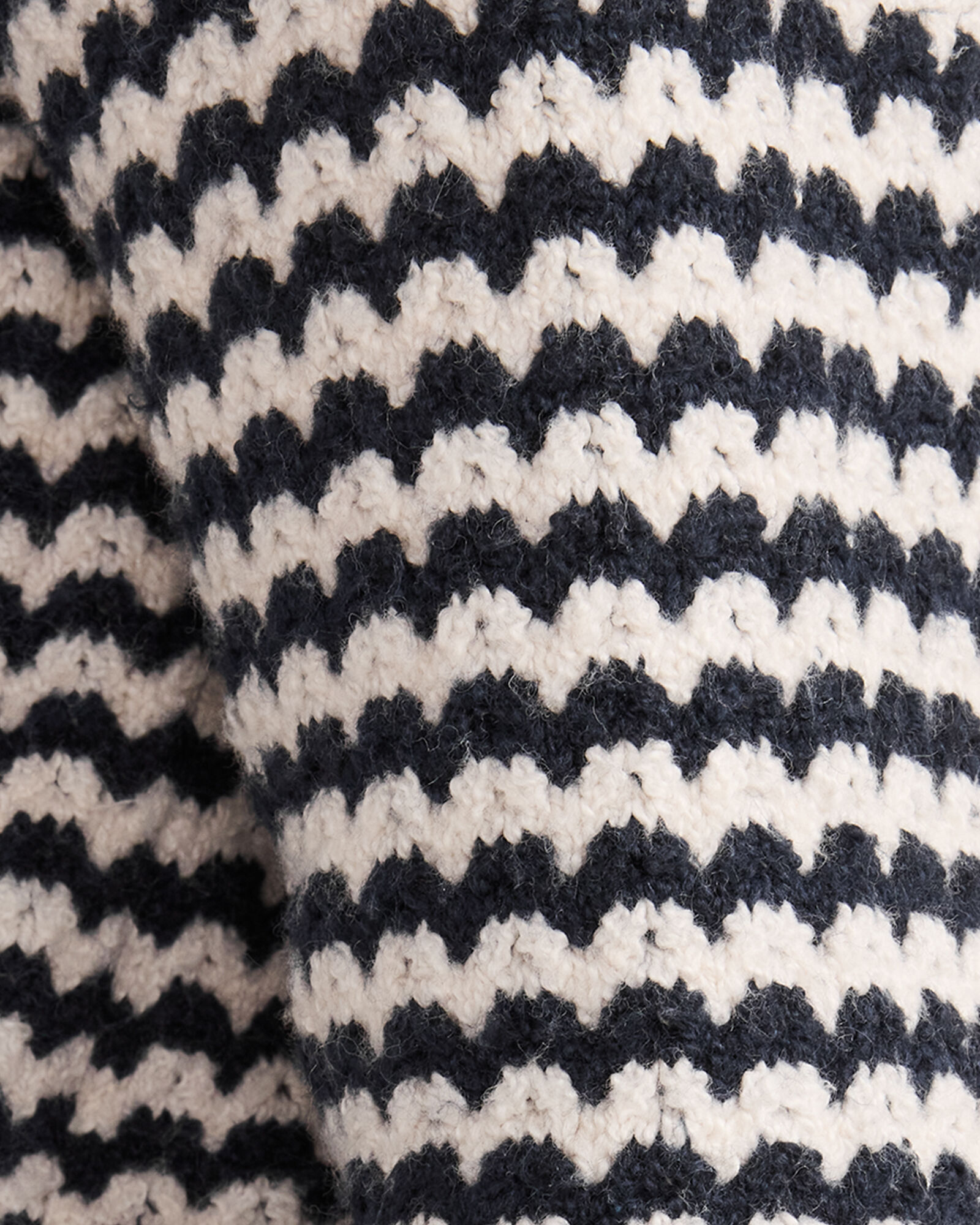 Organic Cotton Blend Two-Tone V-Neck Sweater