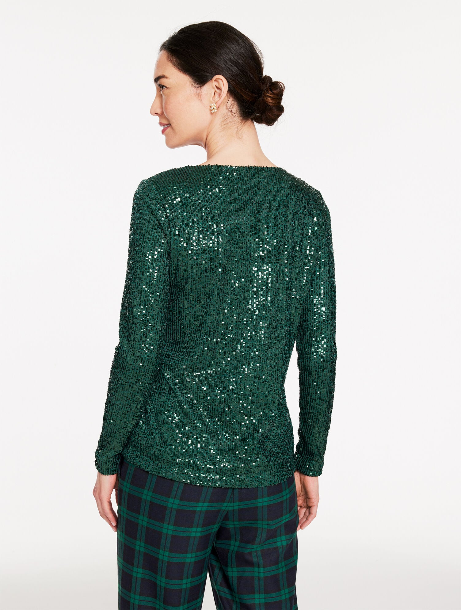 Sequin Crewneck Tee