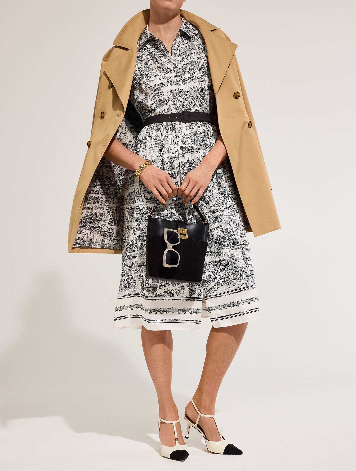 Drapey Trench Coat