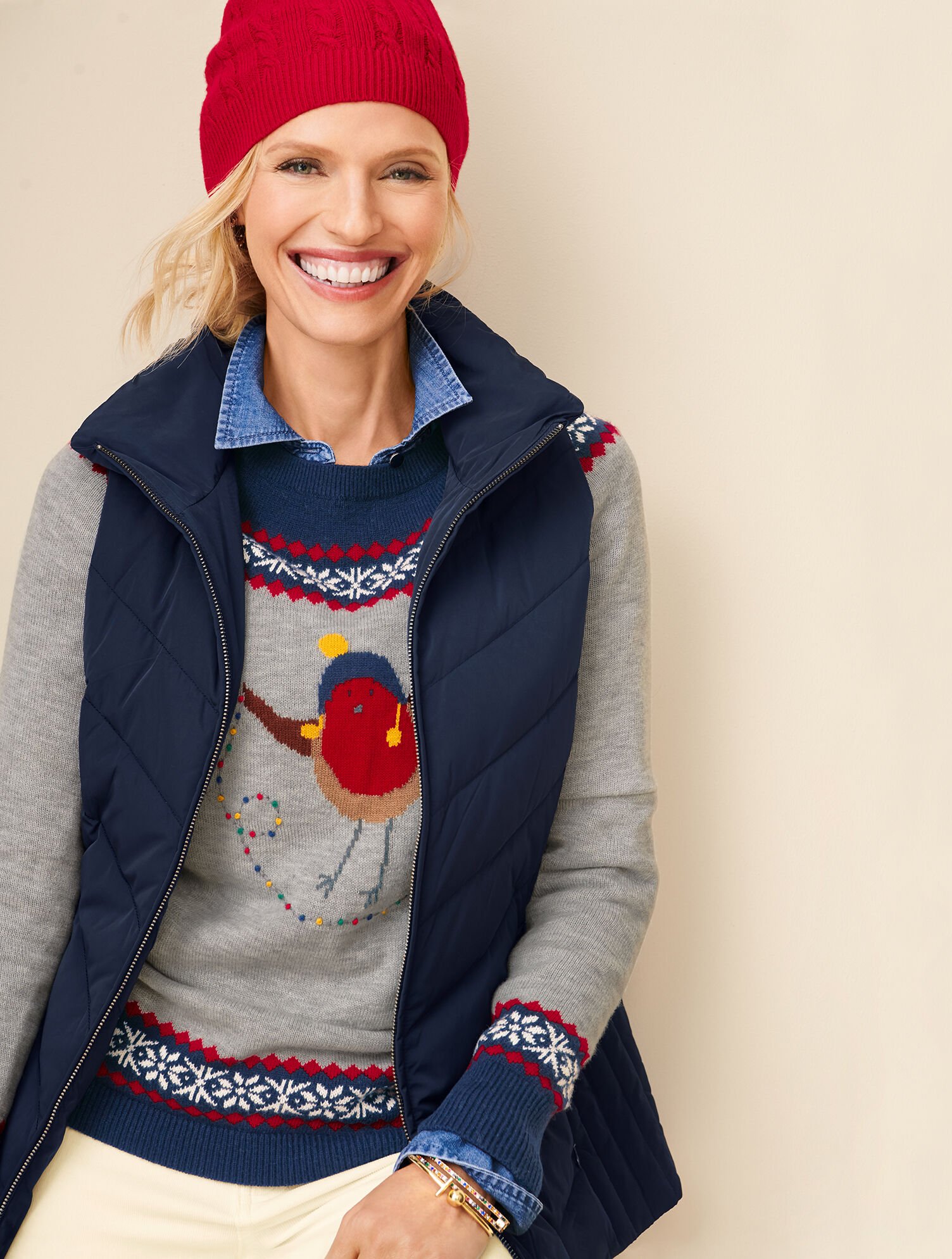Cable Stitch Pompom Hat