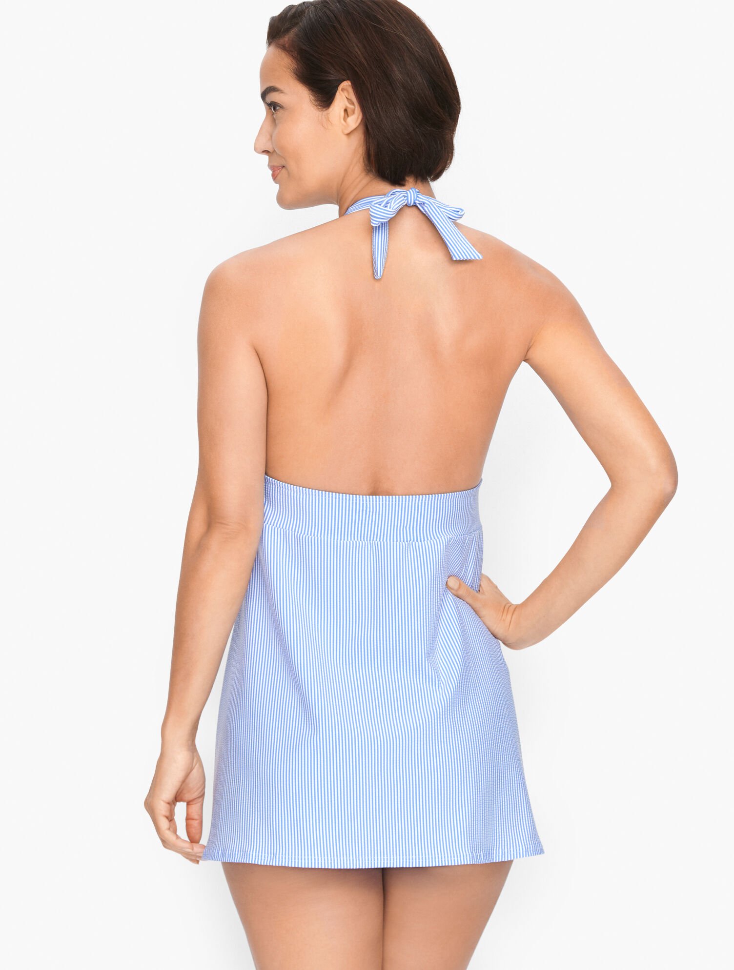 Miraclesuit&reg;  Seersucker Swim Dress