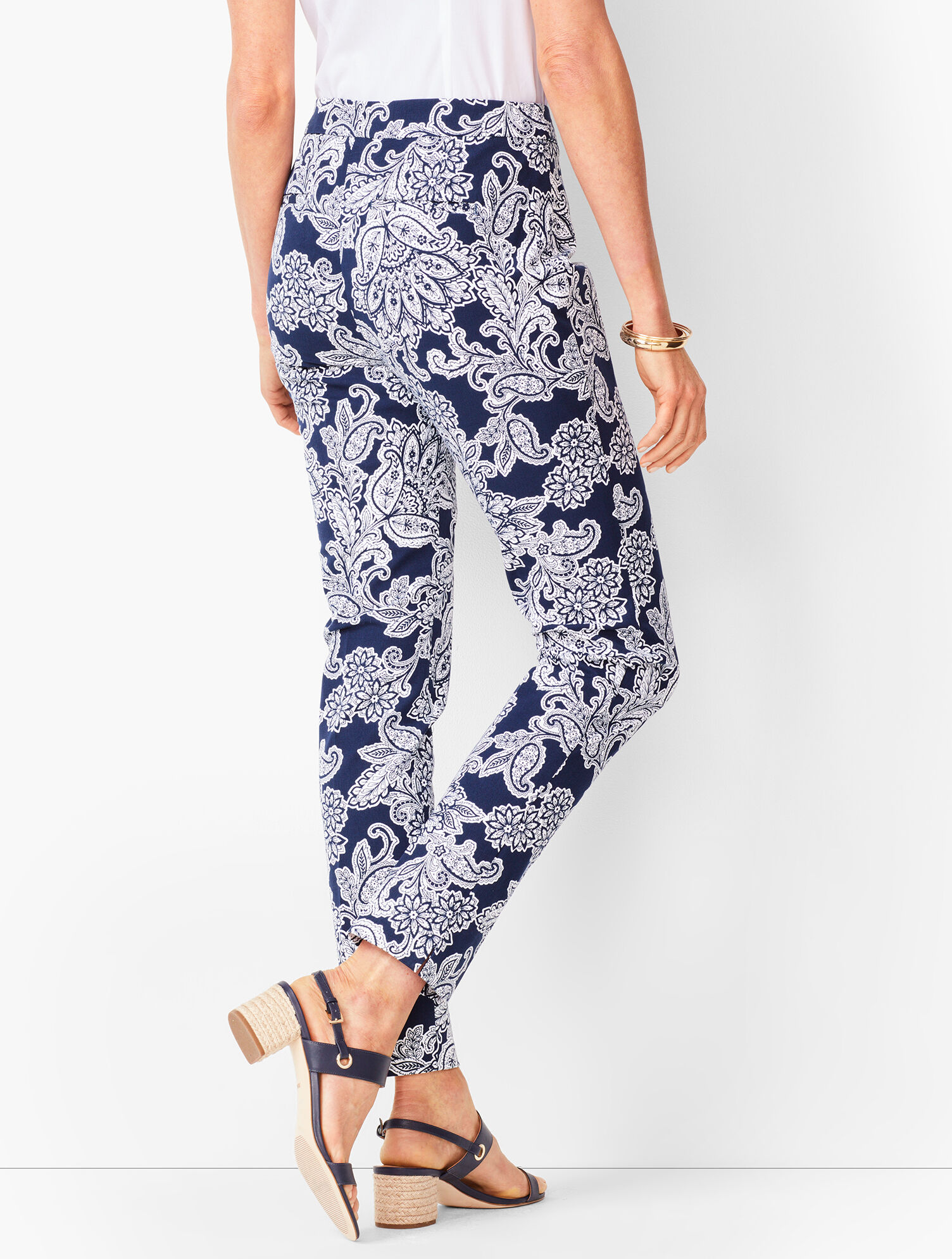 Talbots Chatham Ankle Pants - Paisley