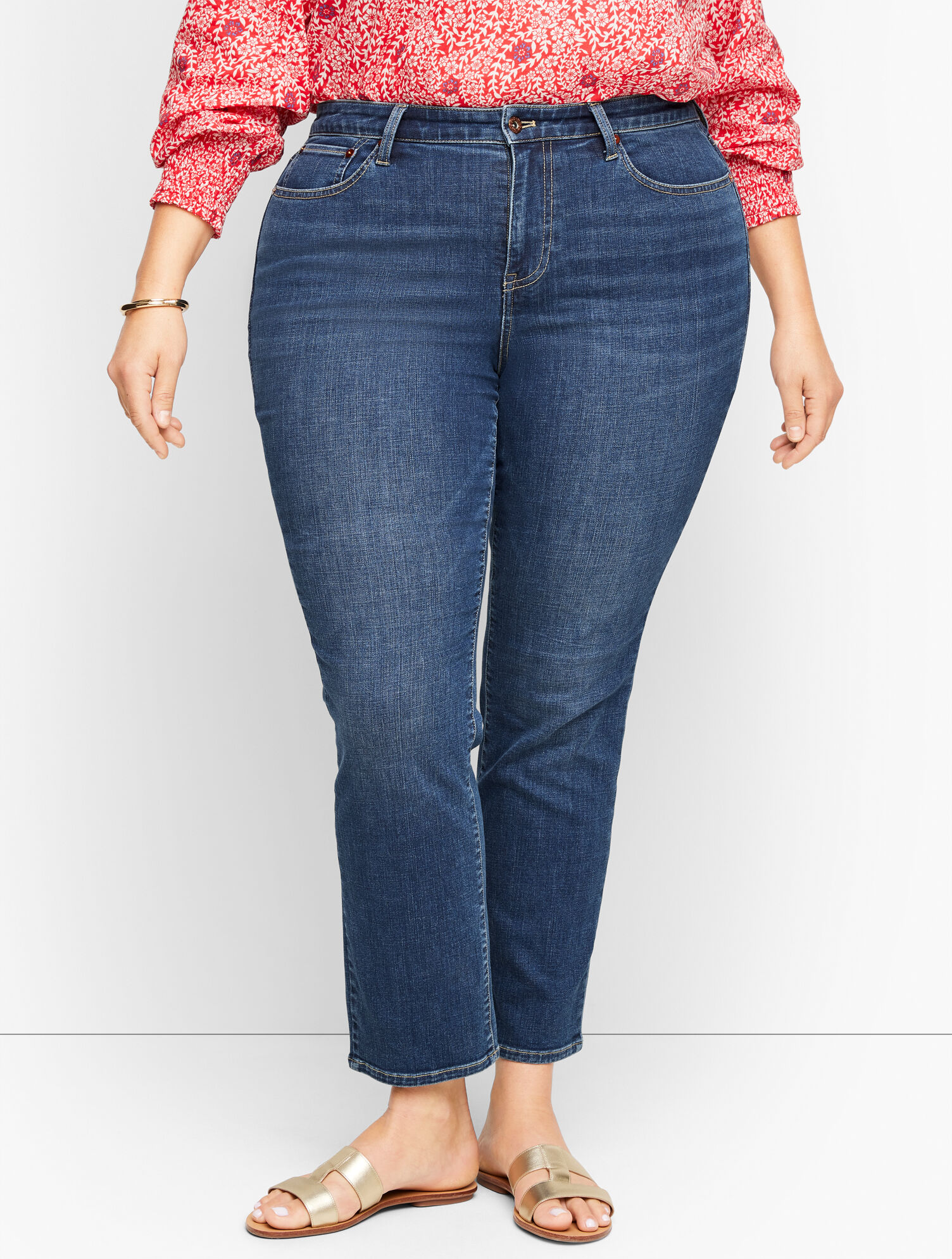 Plus Size Exclusive Modern Ankle Jeans - Mercury Wash - Curvy Fit