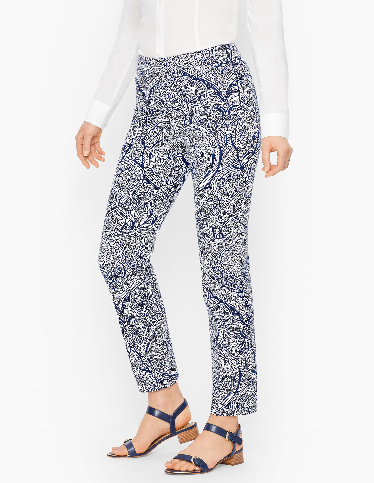 Talbots Chatham Ankle Pants - Floral