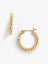 Rope Earrings - 14K Gold-Plated Sterling Silver
