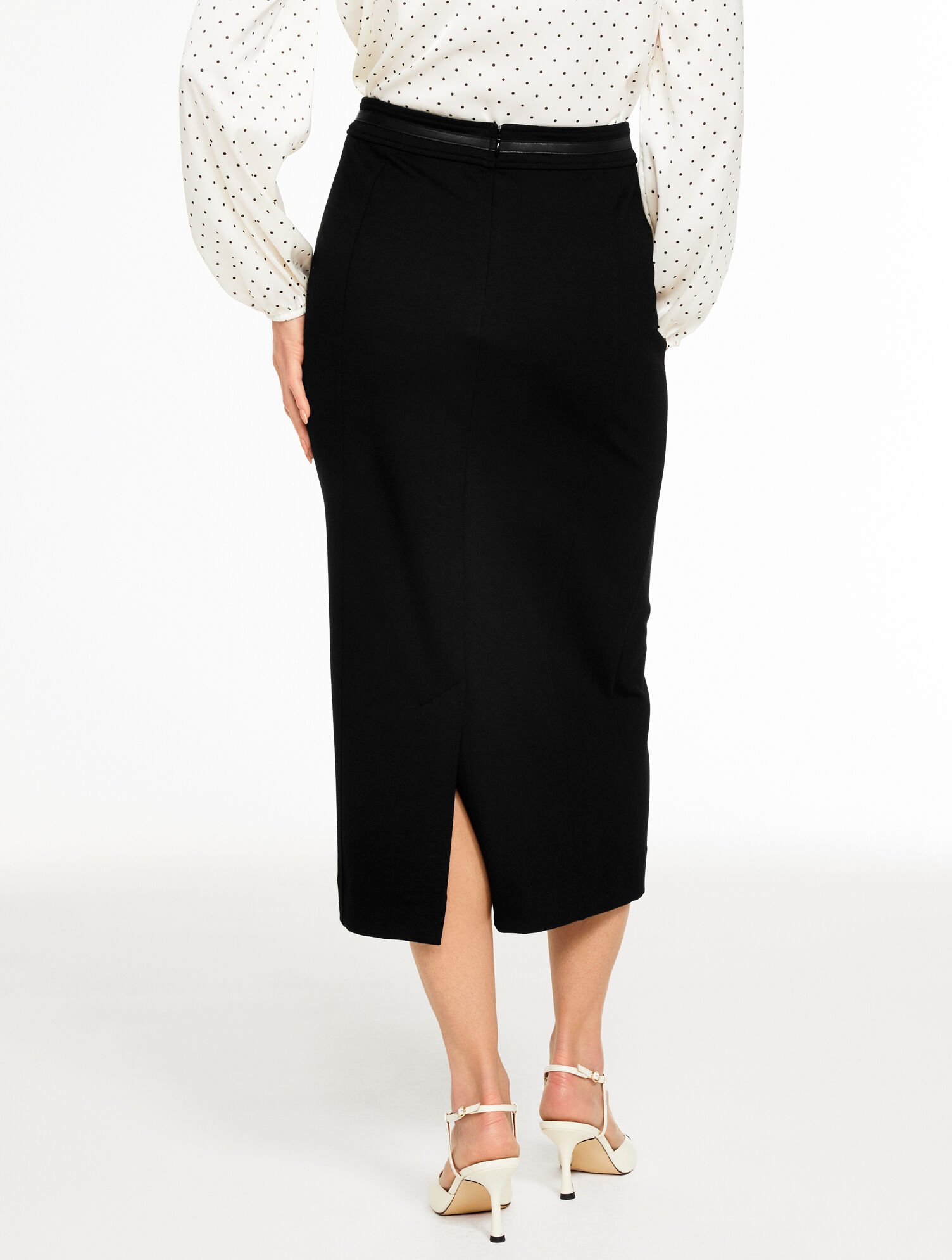 Refined Ponte Horsebit Pencil Skirt Talbots