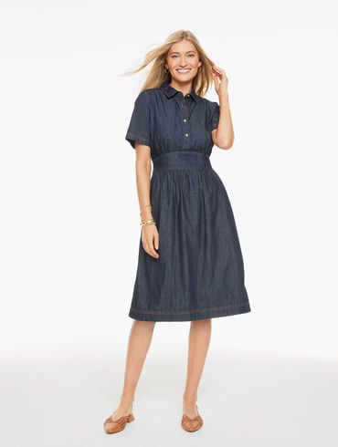 Women's Petite Denim Dresses | Talbots Women's Petite Denim Dresses | Talbots