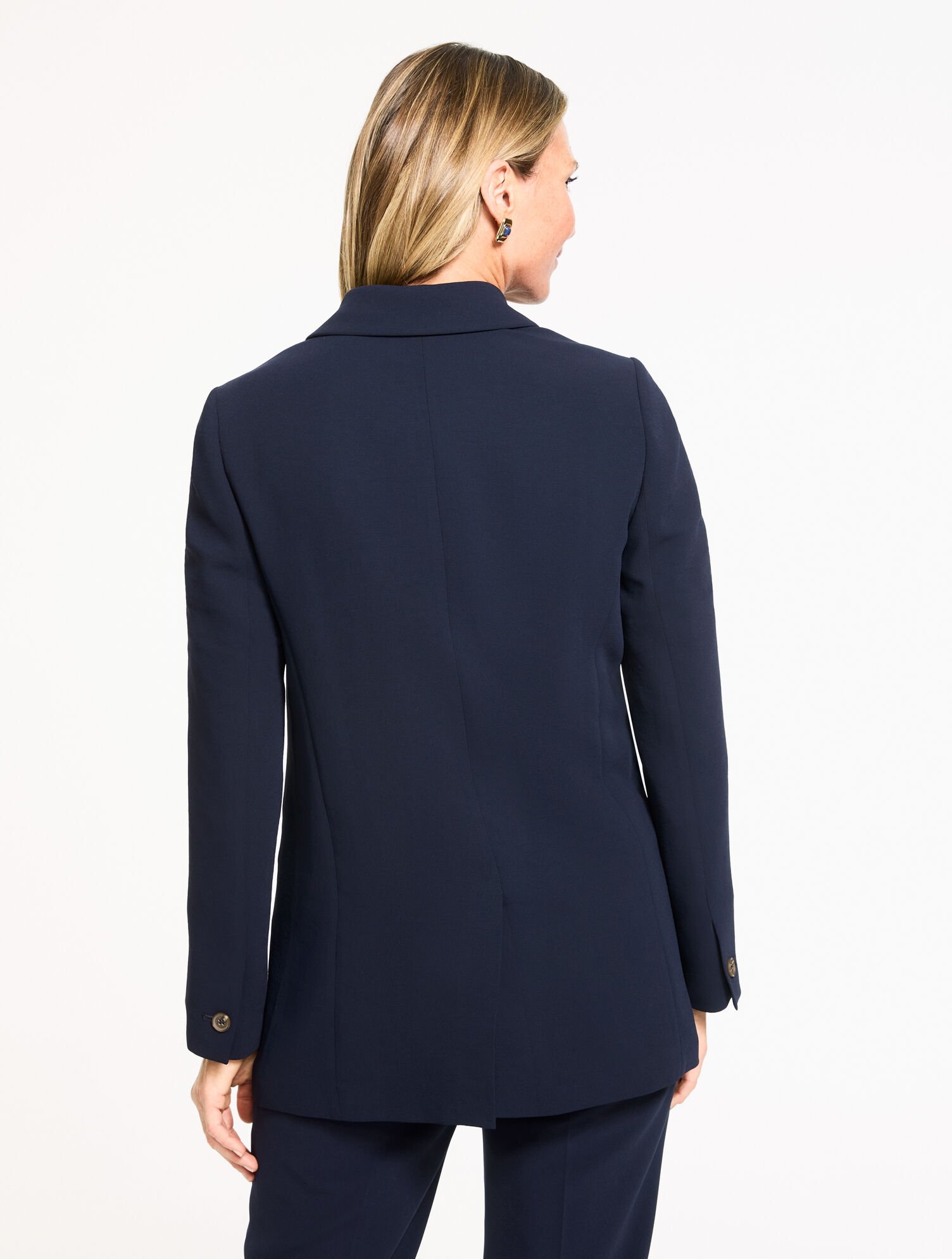 Polished Crepe Blazer