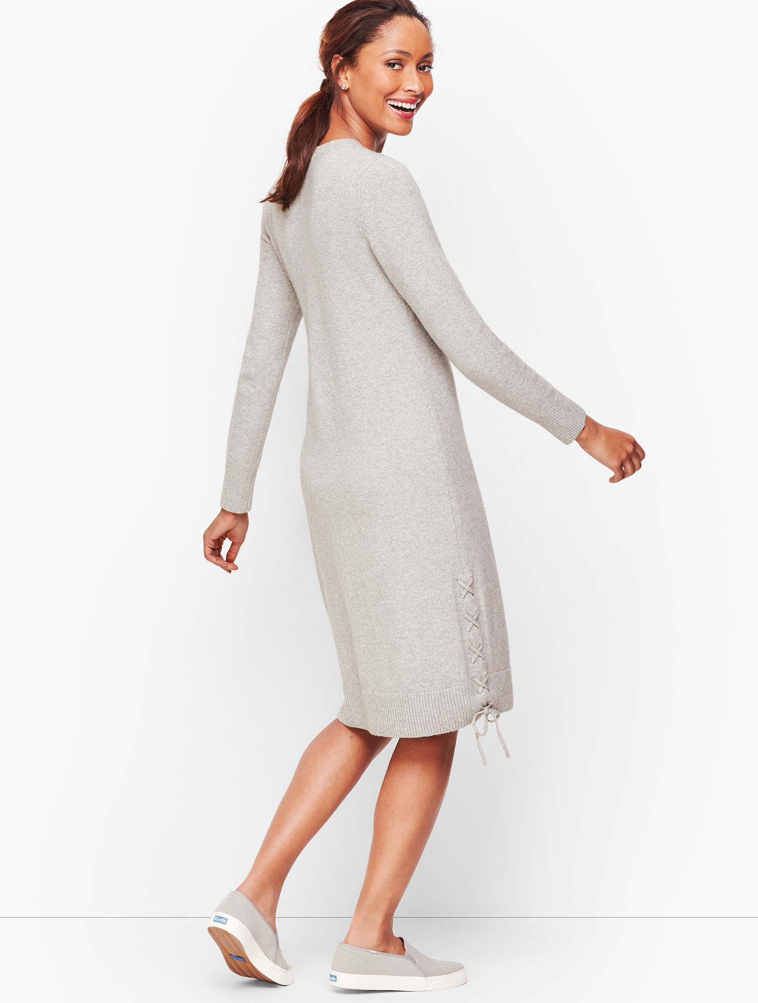 knitted dress striped Ibiza Stripe Crochet Sweater Midi Dress – camaraderie main image 0