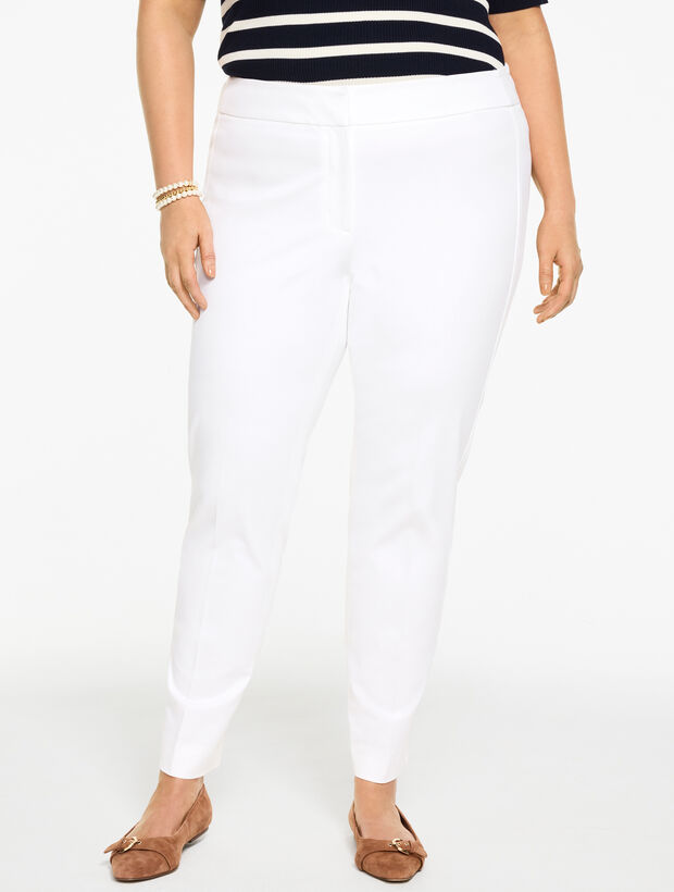 Plus Exclusive Talbots Chatham Cotton Bi-Stretch Slim Ankle Pants