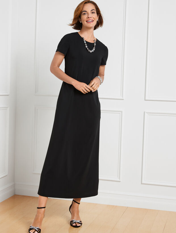 Donna Morgan Short Sleeve Maxi Dress