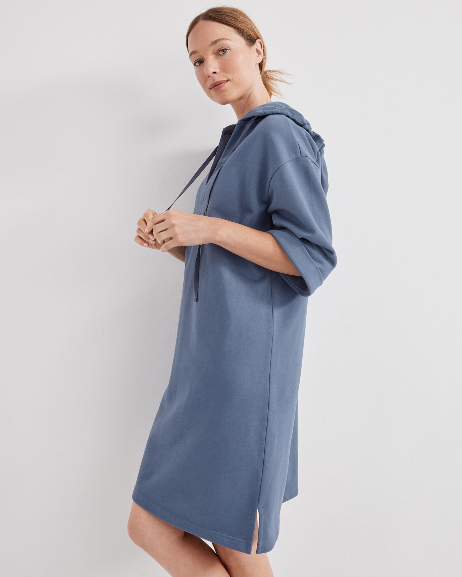 Organic Cotton French Terry Hooded Dress | Haven Well Within