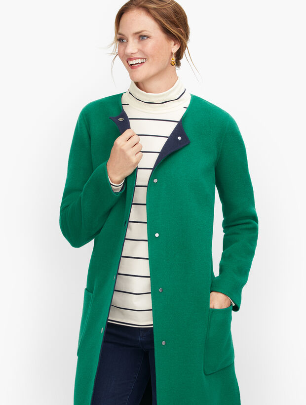 Reversible Double Face Long Jacket