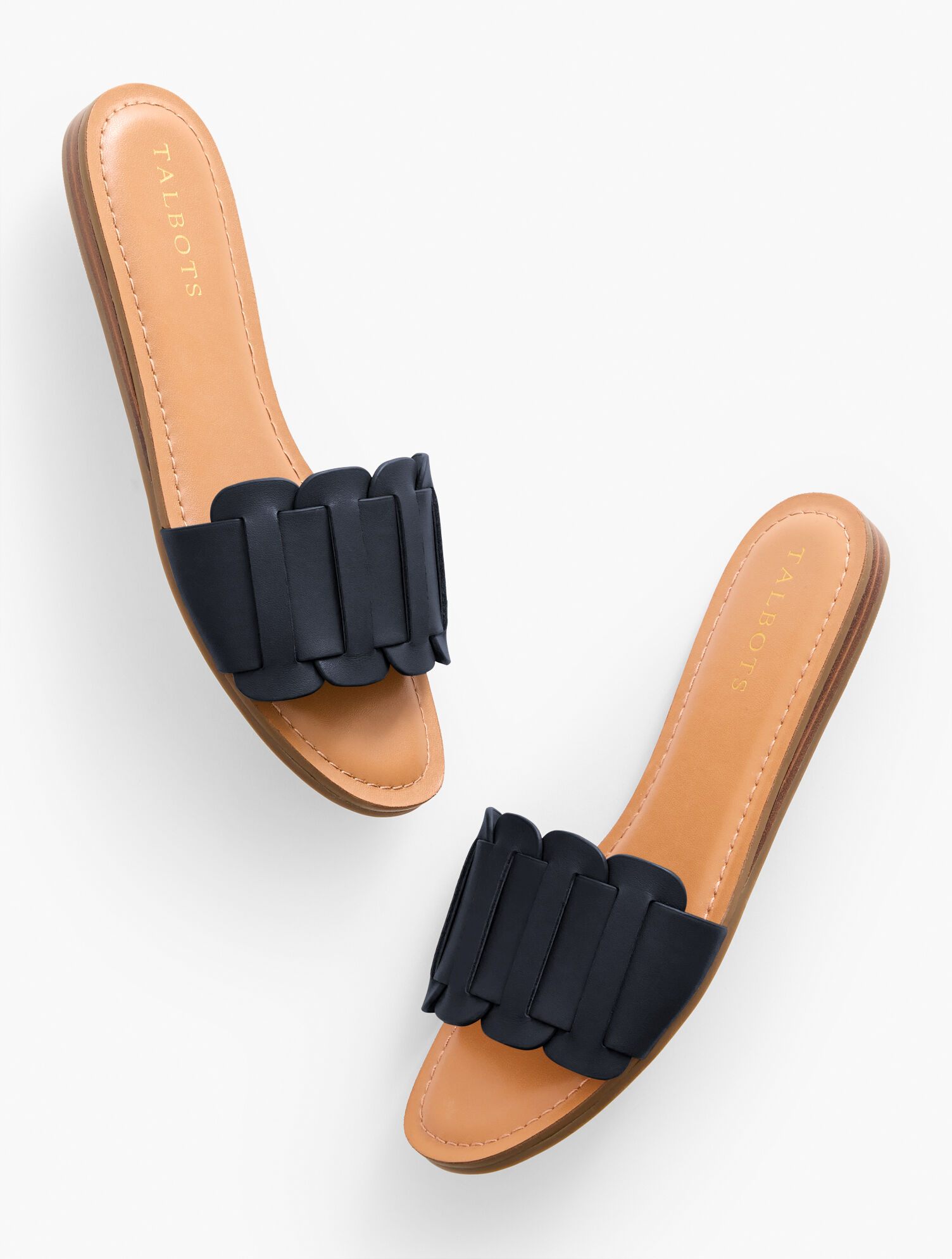 Kaia Vachetta Demi Wedge Slides - image 2