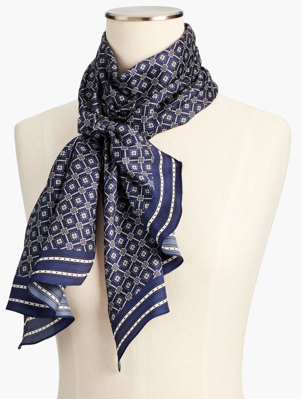 Diamond Foulard Scarf
