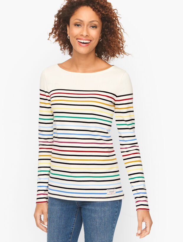 Authentic Talbots Tee - Perry Stripe