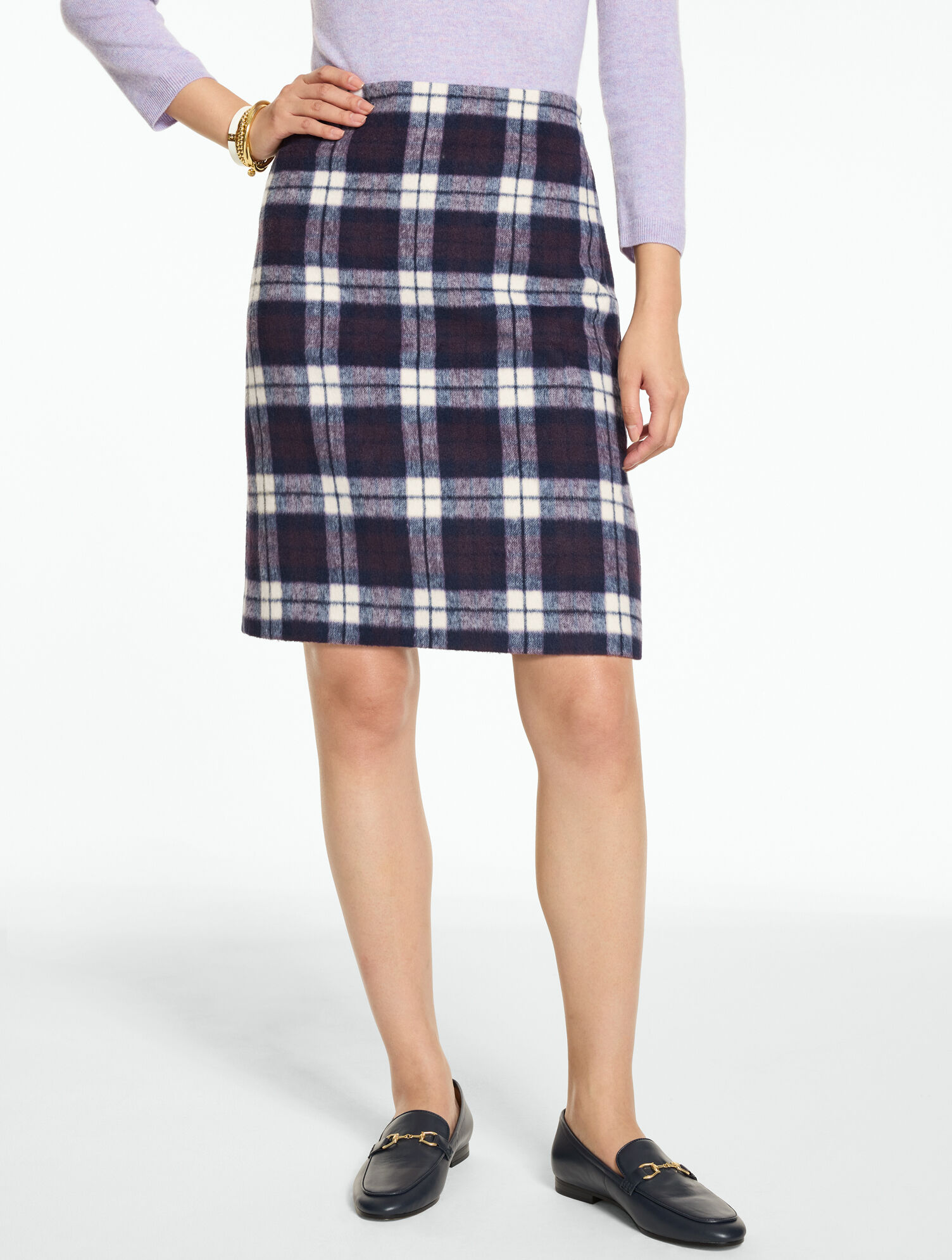 A-Line Skirt - Hunting Plaid