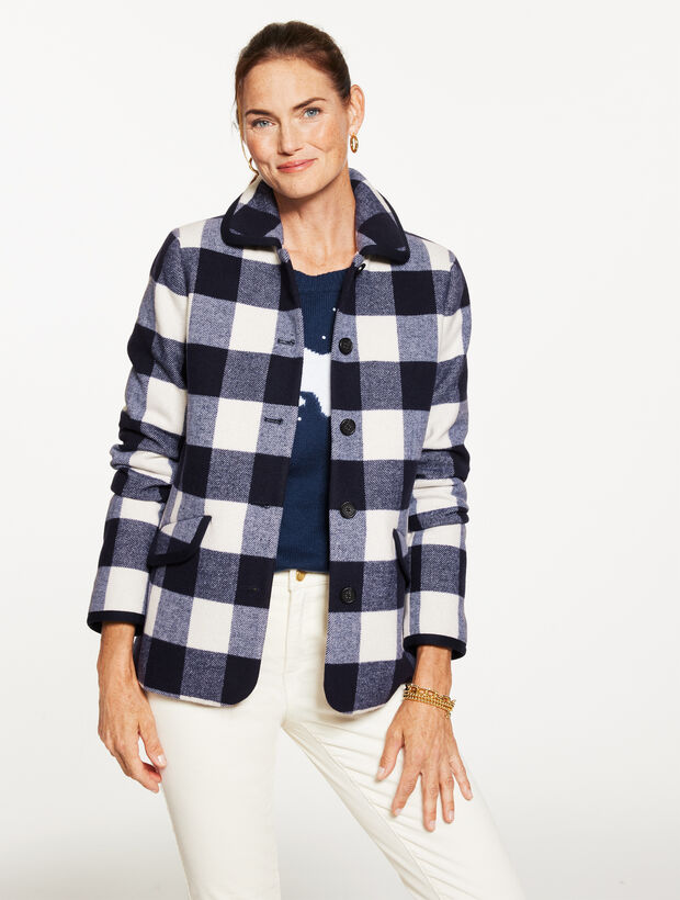 Buffalo Check Tipped Jacket 