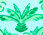 Bateau Neck Tank - Palm Tree Damask