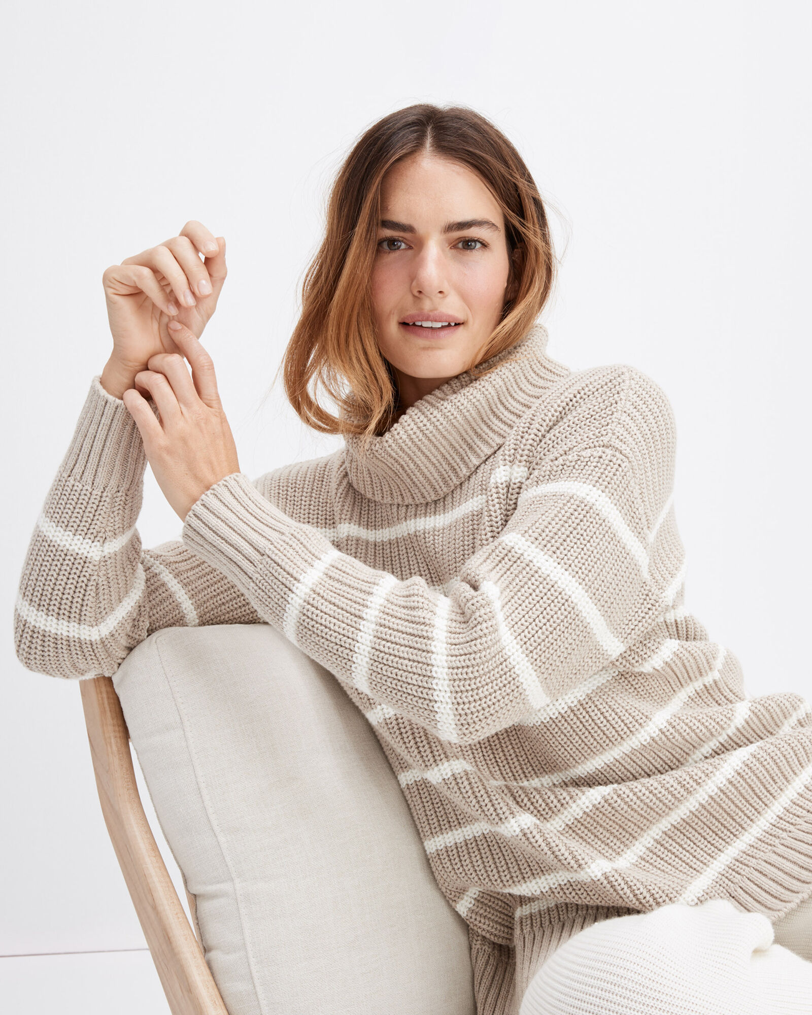 Organic Cotton Turtleneck Tunic