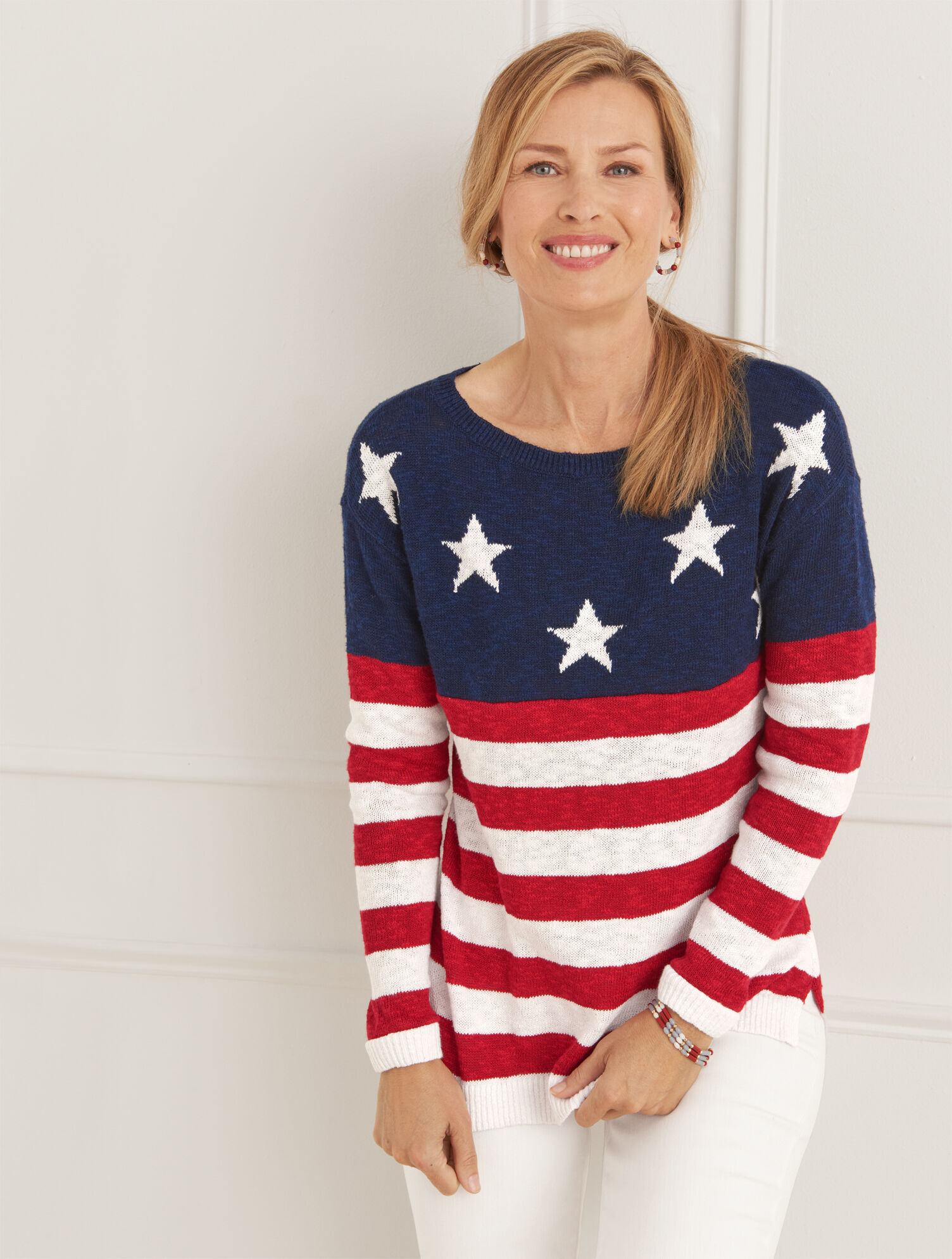 Flag Stripe Pullover
