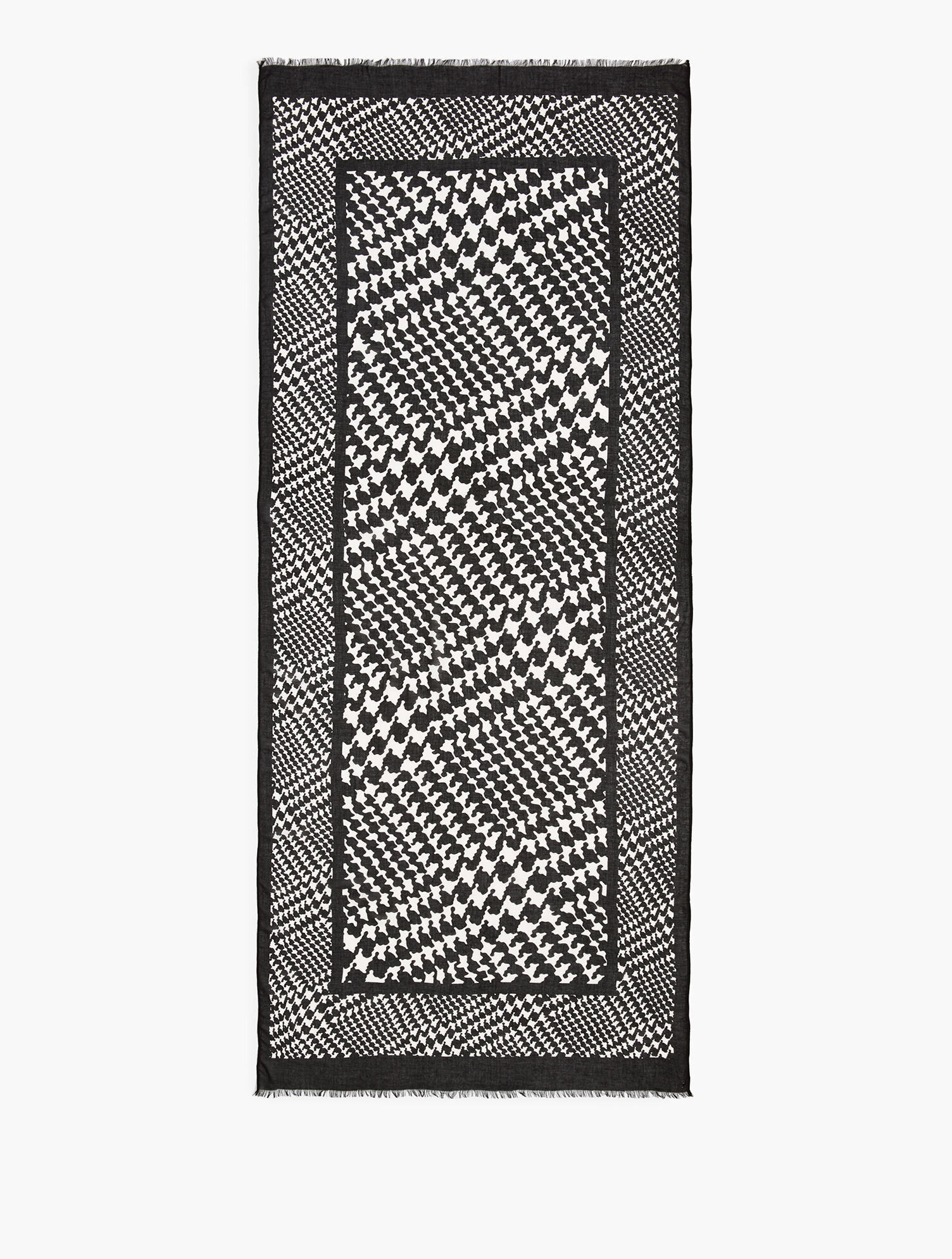 Jazzy  Houndstooth Scarf