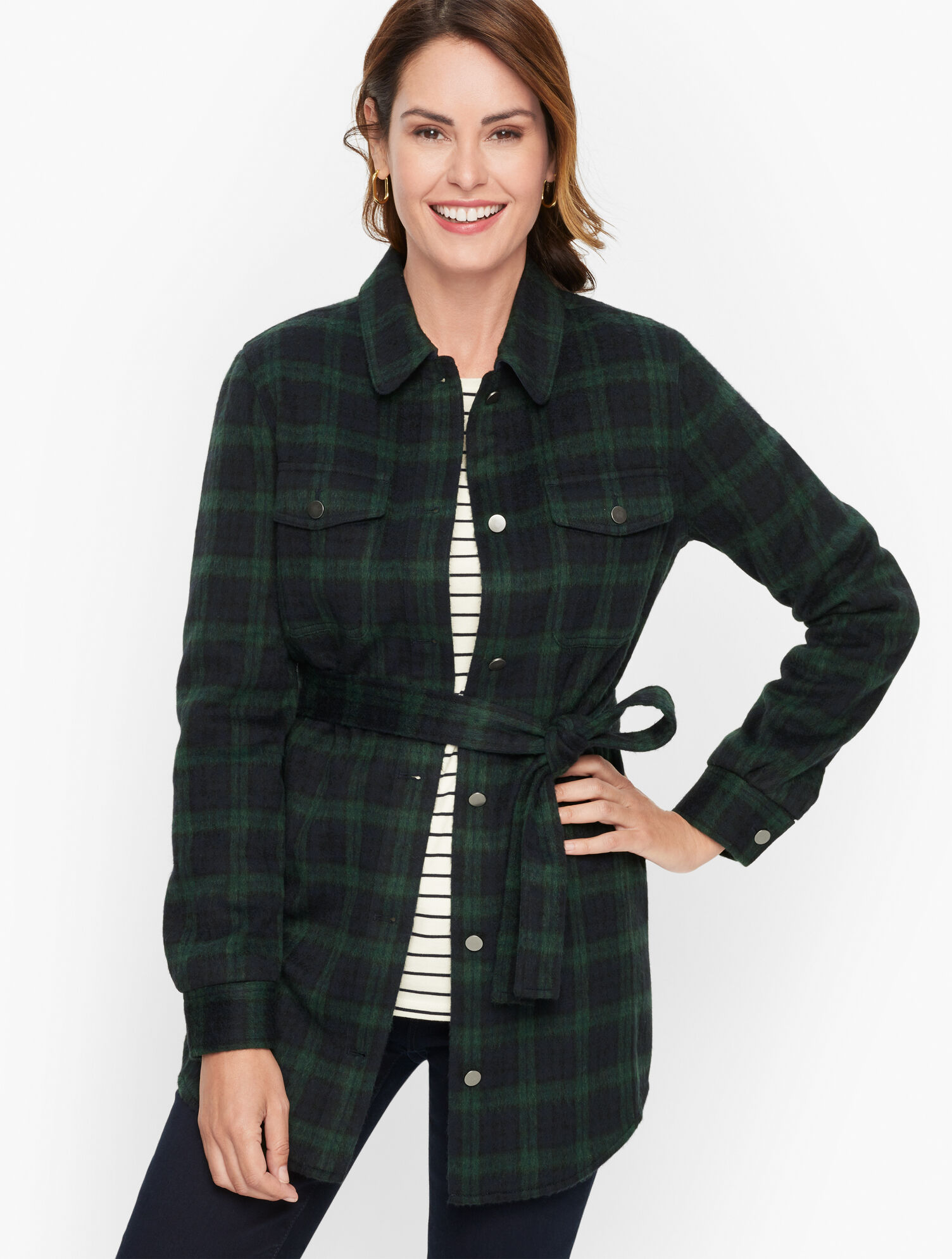 Plaid Shirt Jacket