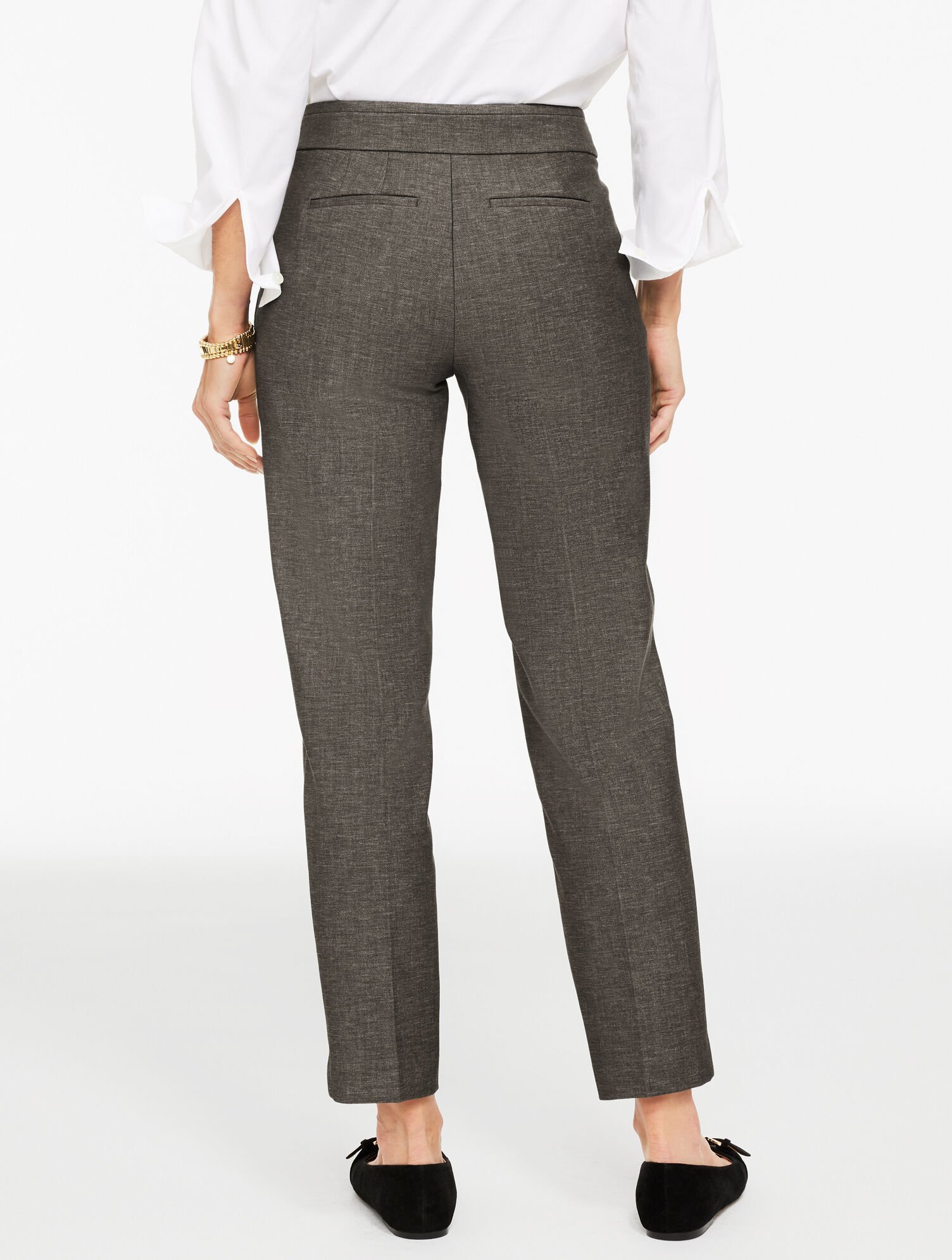 Slim Straight Ankle Pants