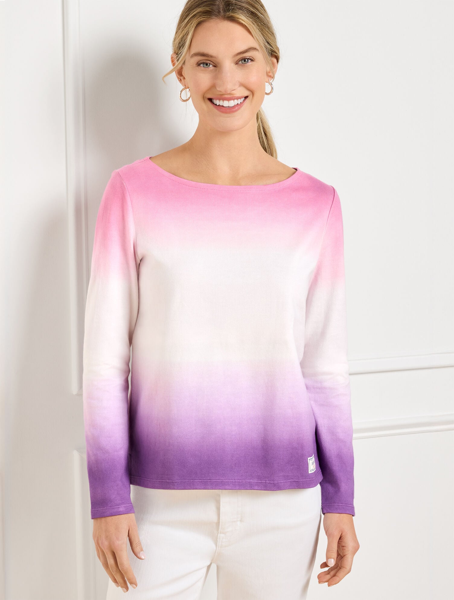 Talbots Color Chart Authentic Talbots Tee - Dip-Dye | Talbots