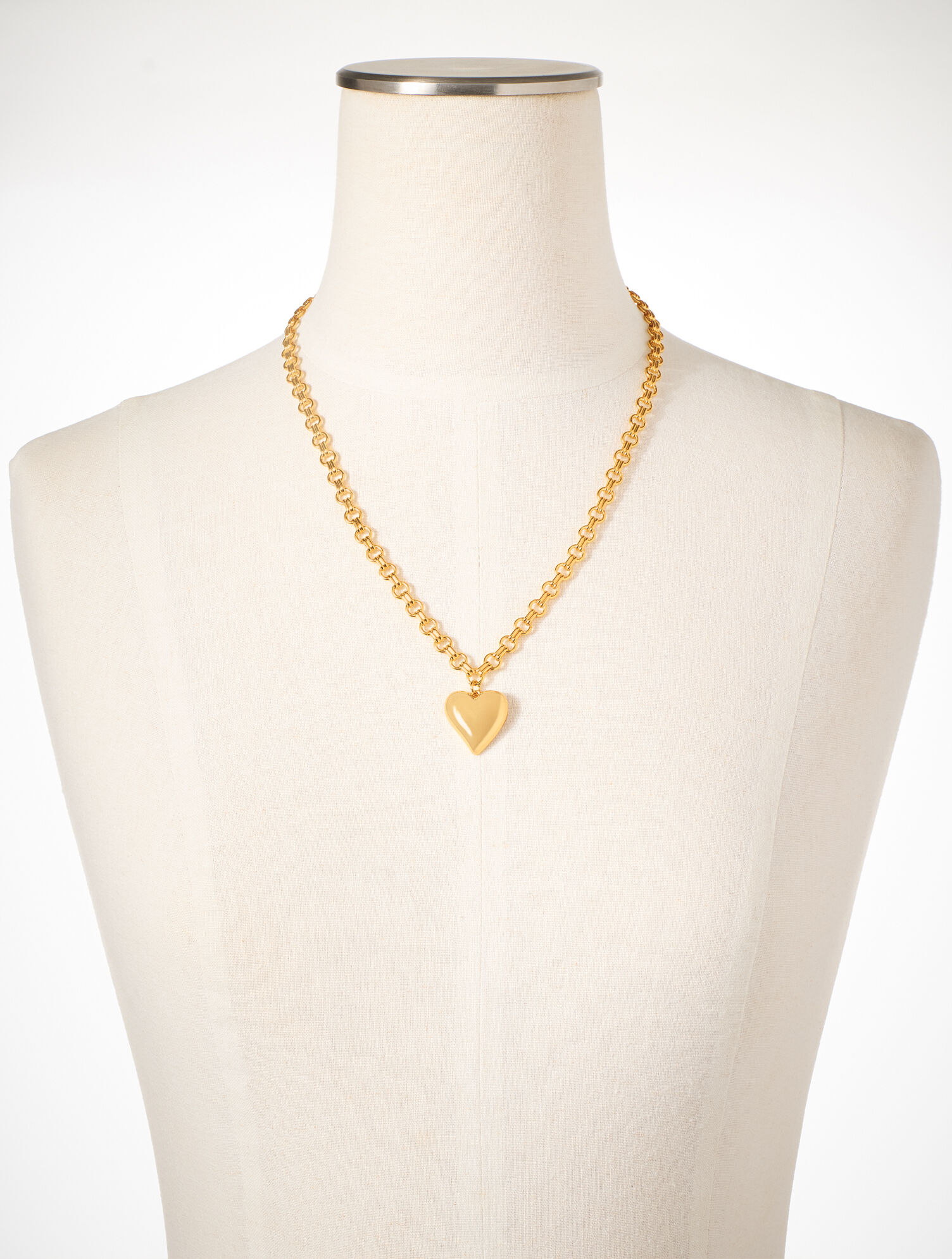 Soft Heart Pendant Necklace