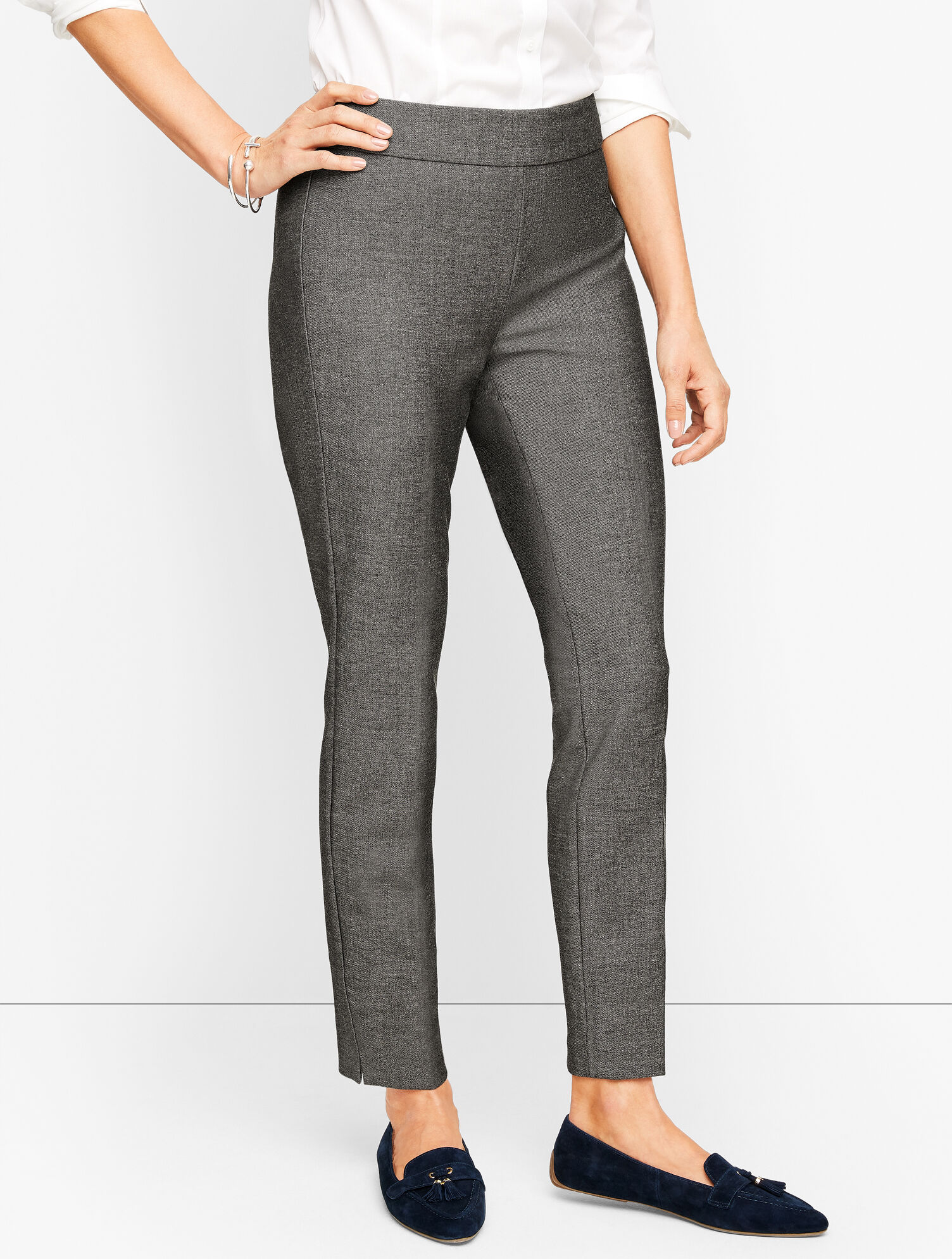Talbots Chatham Ankle Pants - Sharkskin - Curvy Fit