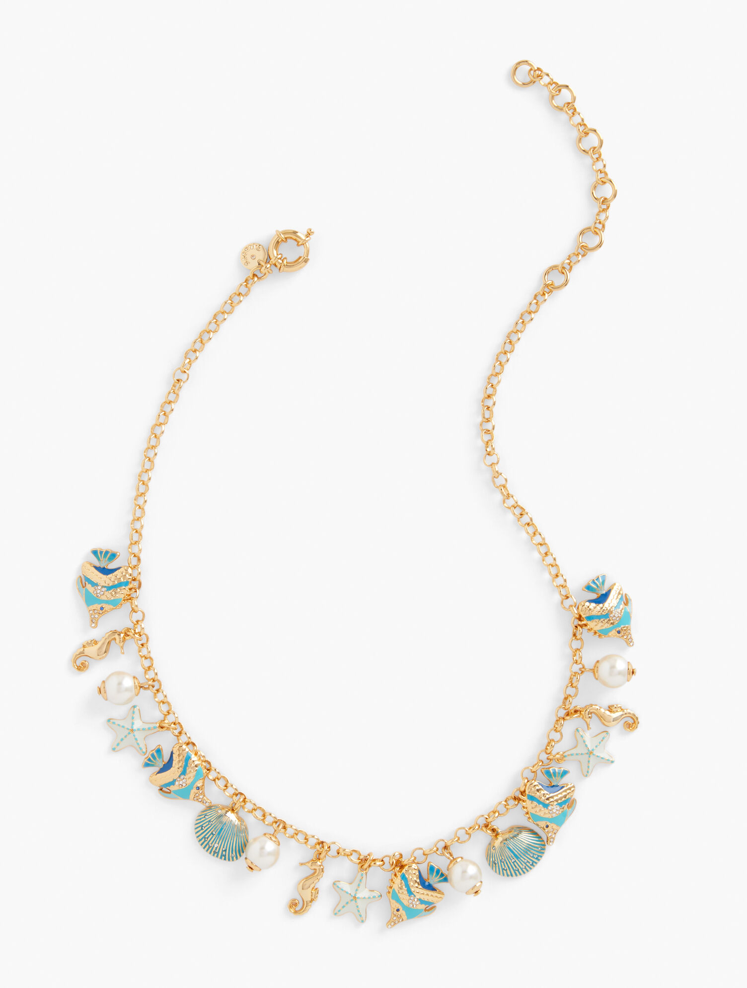Ocean Charms Statement Necklace | Talbots