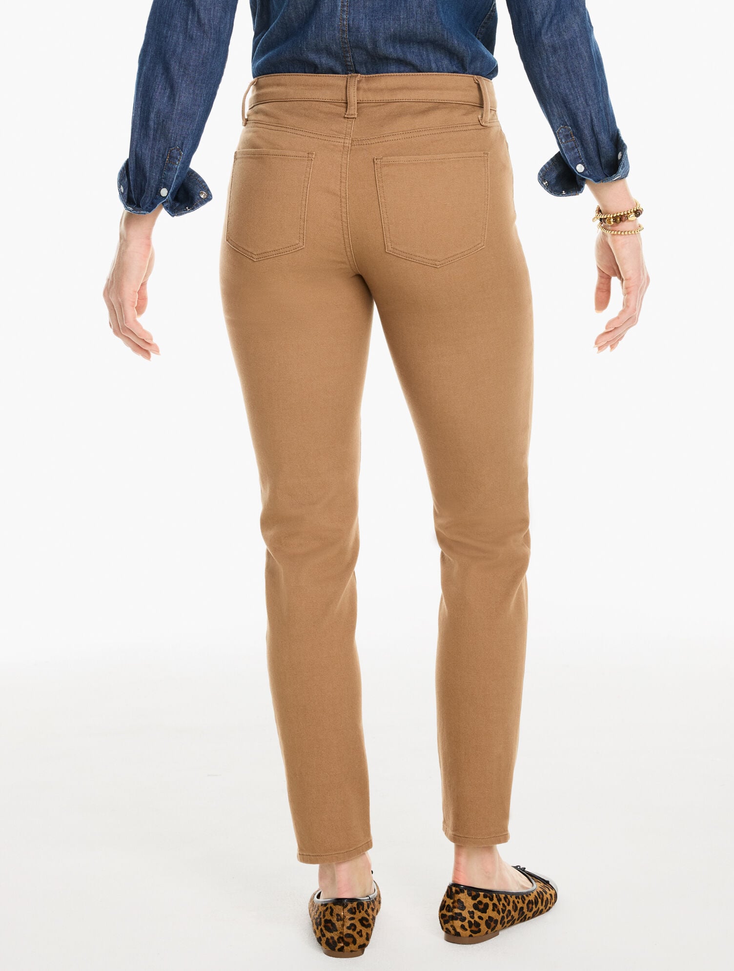 Slim Ankle Jeans - Solids - Curvy Fit