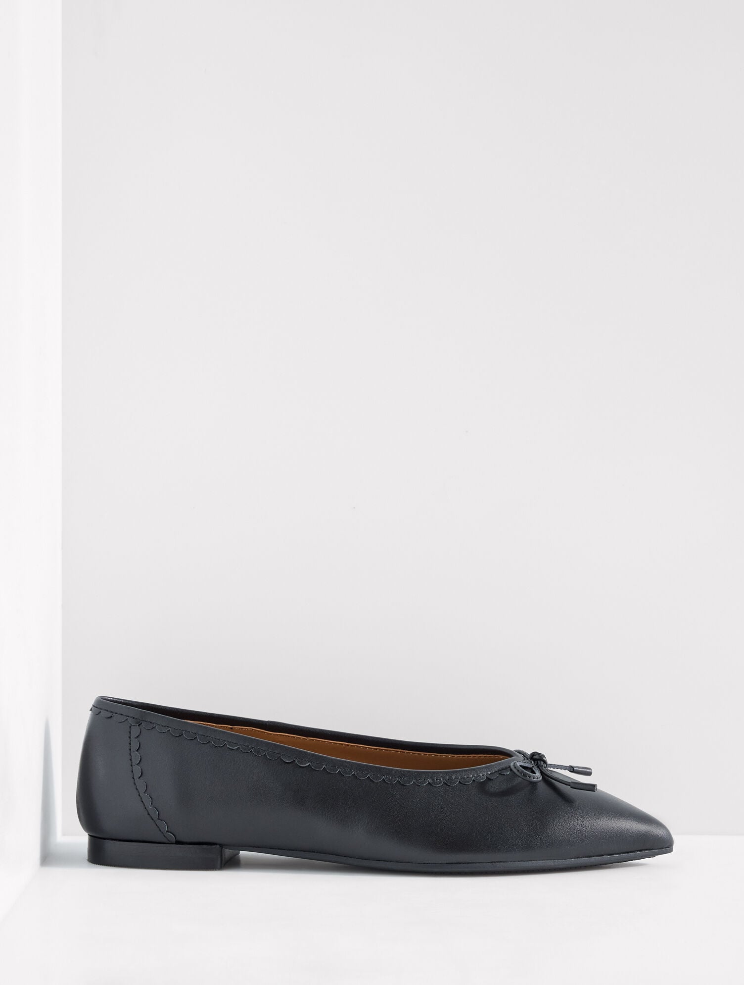 Payton Nappa Pointed Toe Ballet Flats - thumbnail 3
