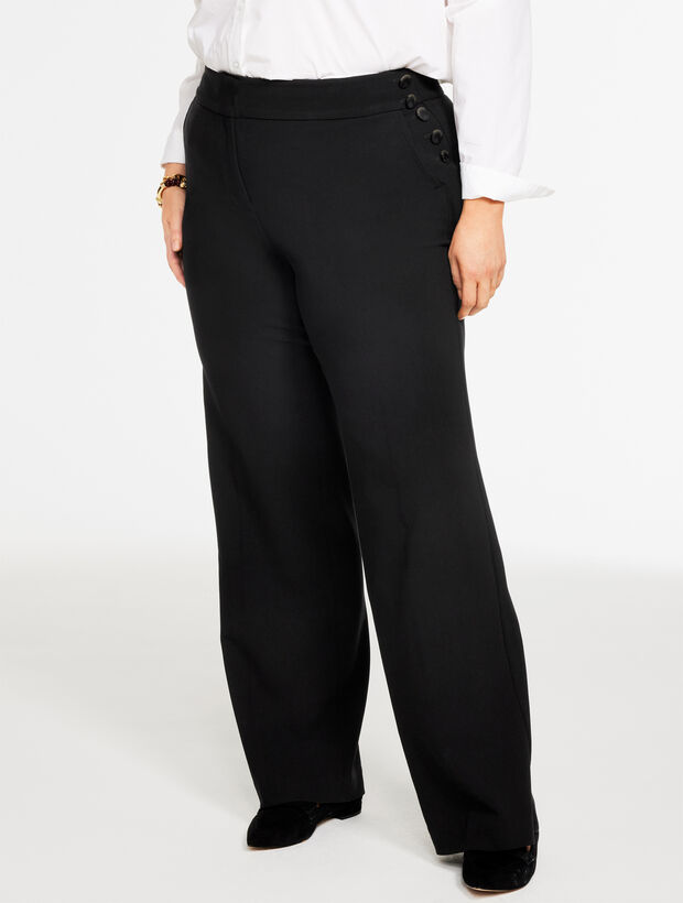 Plus Exclusive Talbots Greenwich Wide Leg Pants