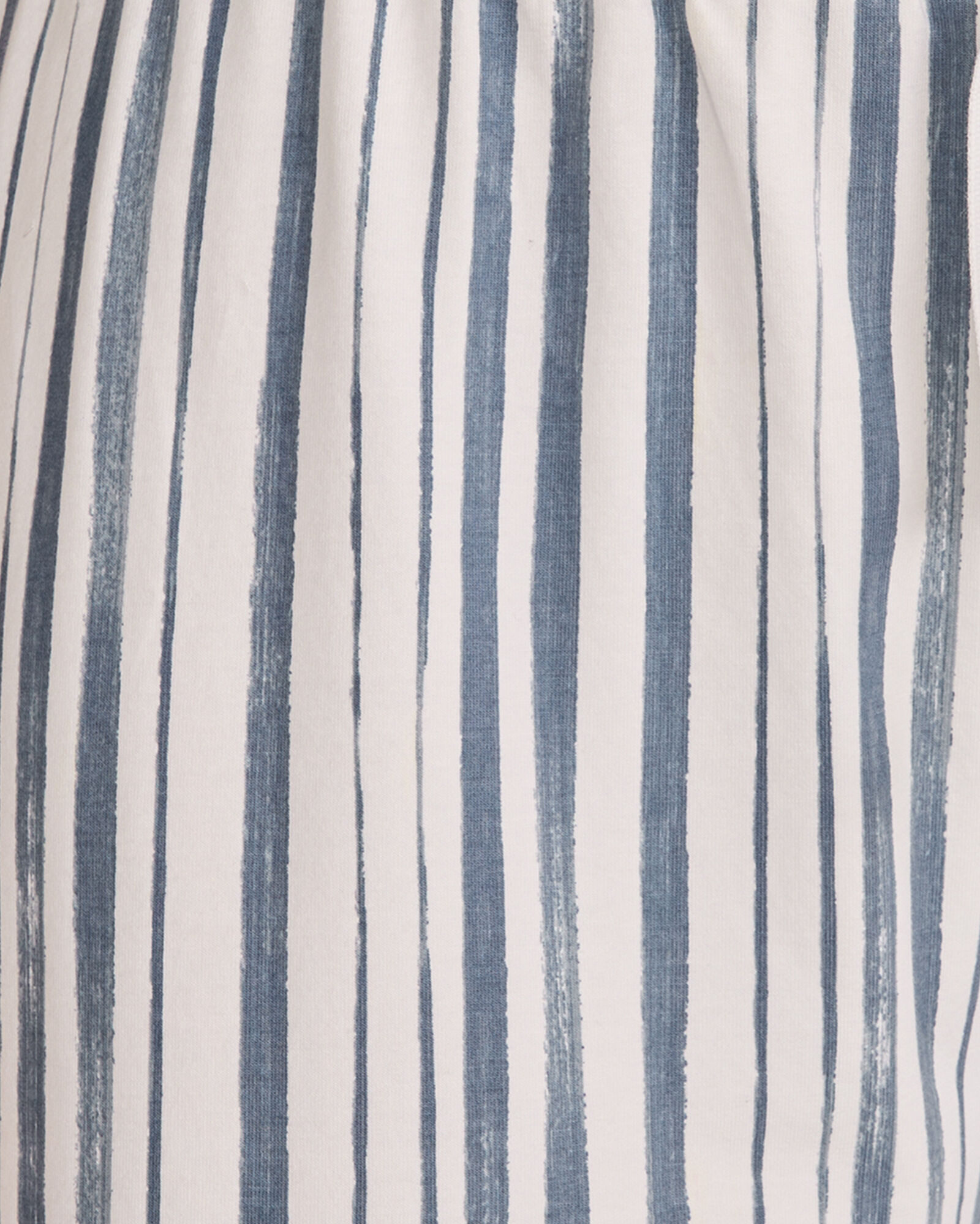 Organic Cotton Jersey Painted Stripe Pajama Pants