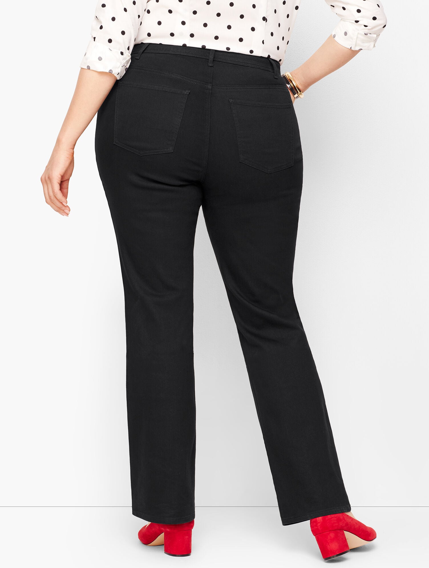 Barely Boot Jeans - Black Wash - Curvy Fit