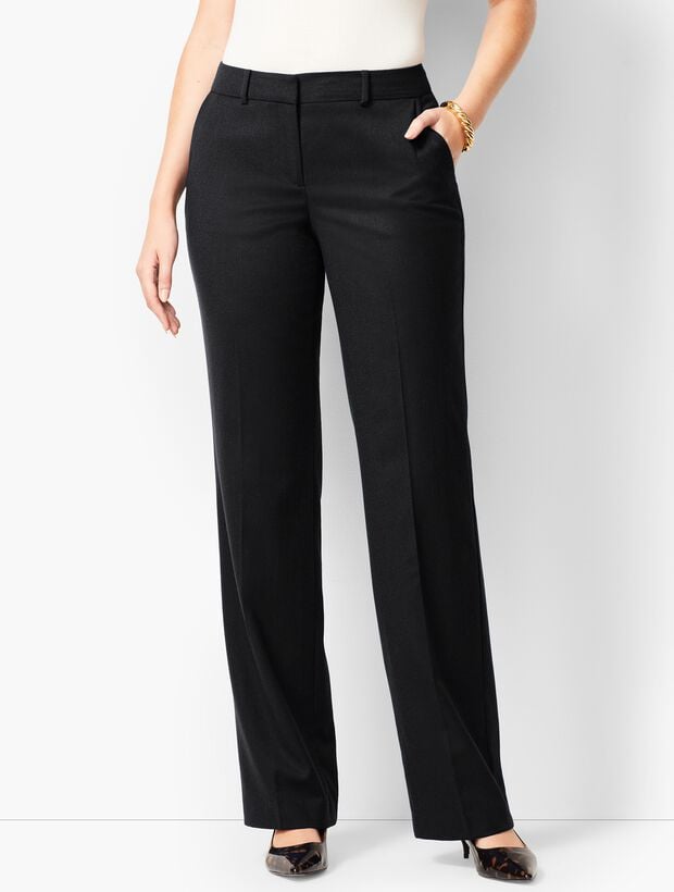 slim fit dress slacks Plus Size Standards & Practices Charcoal Gray High Waisted Wide Leg Suit Pants 18