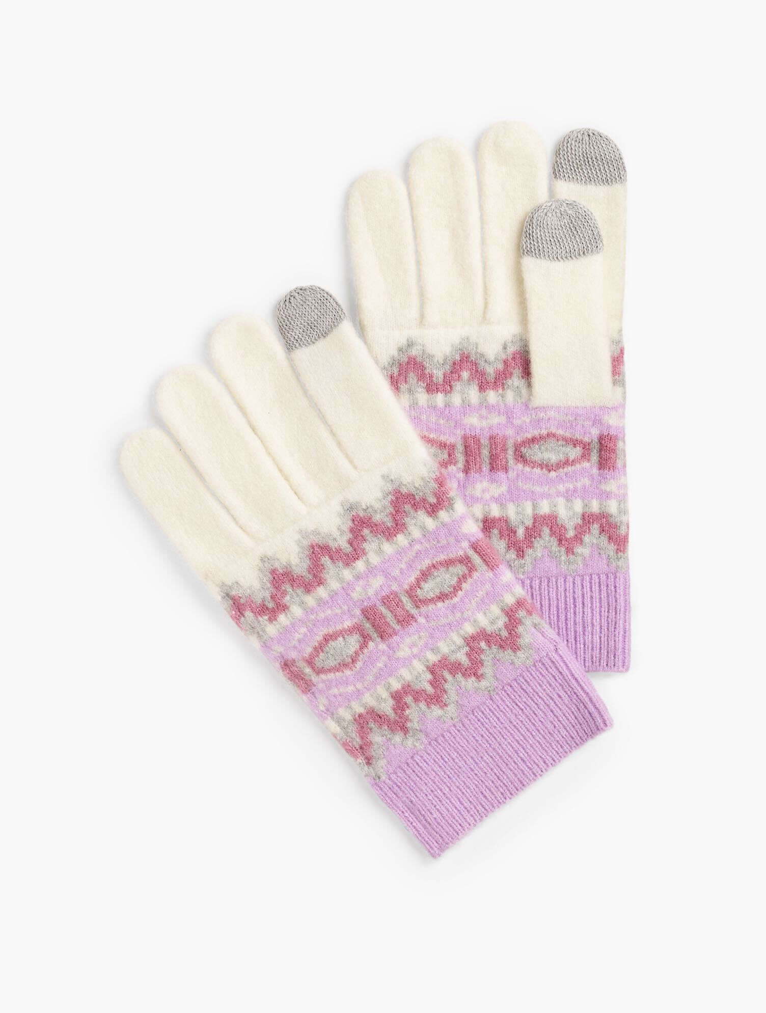 Fair Isle Touch Gloves