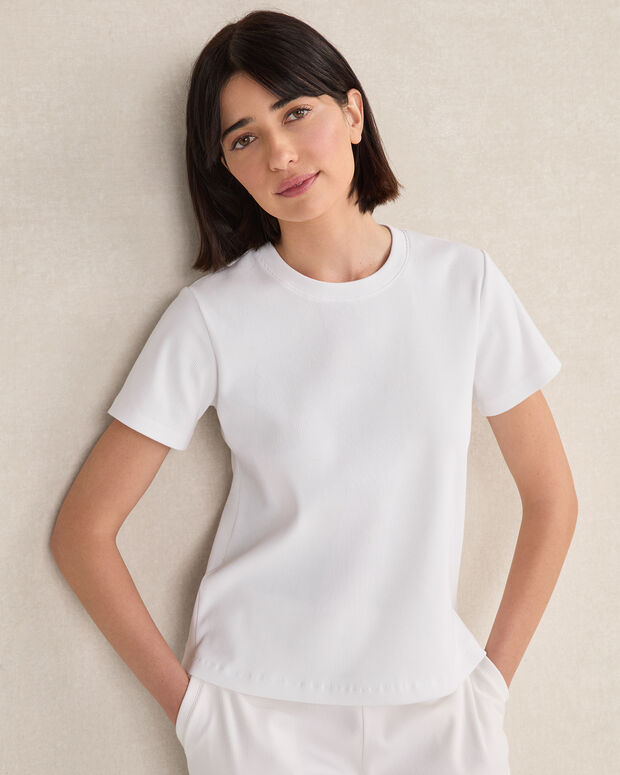 Resti Organic Cotton Rib Knit Tee