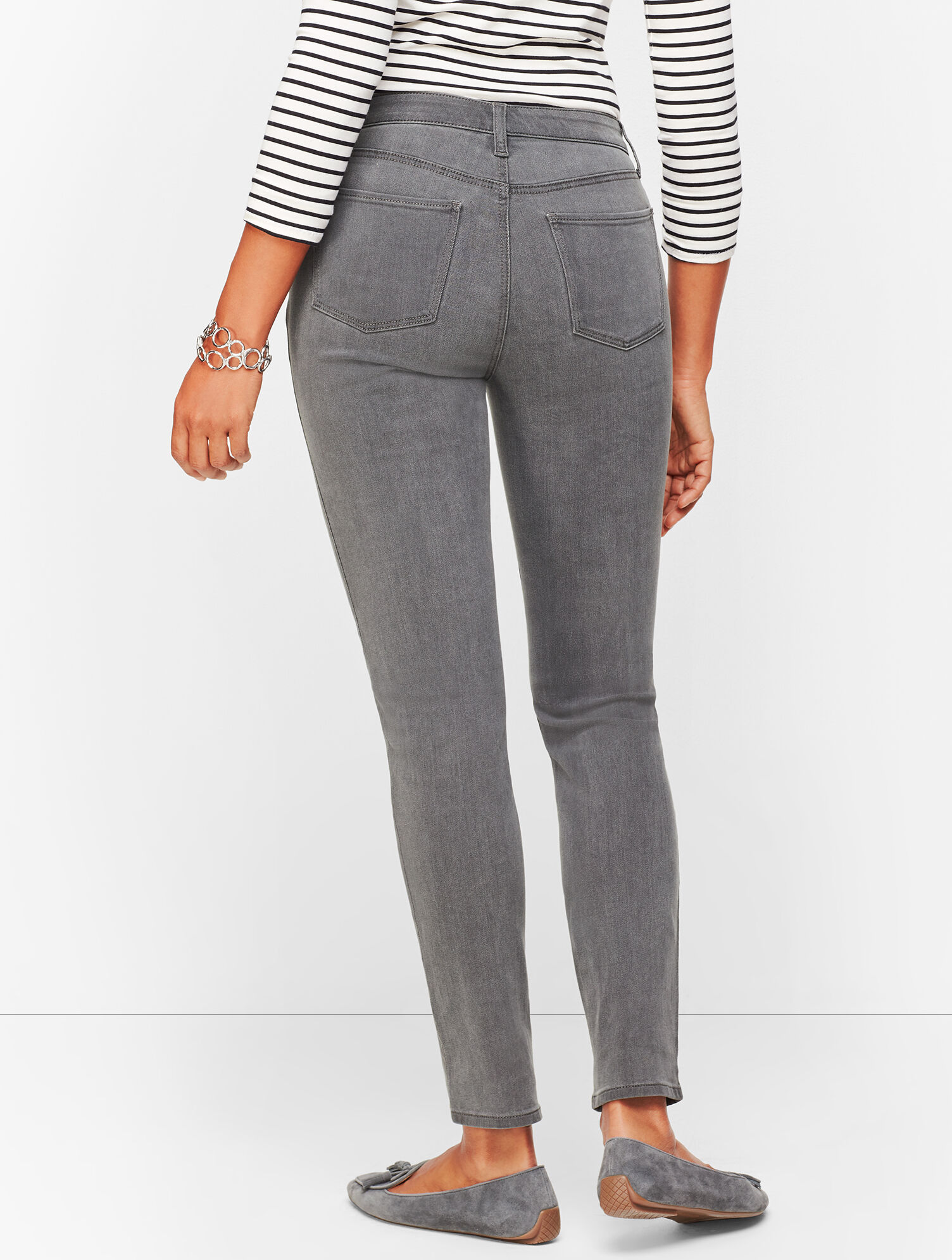 Slim Ankle Jeans - Curvy Fit - Cadet Grey