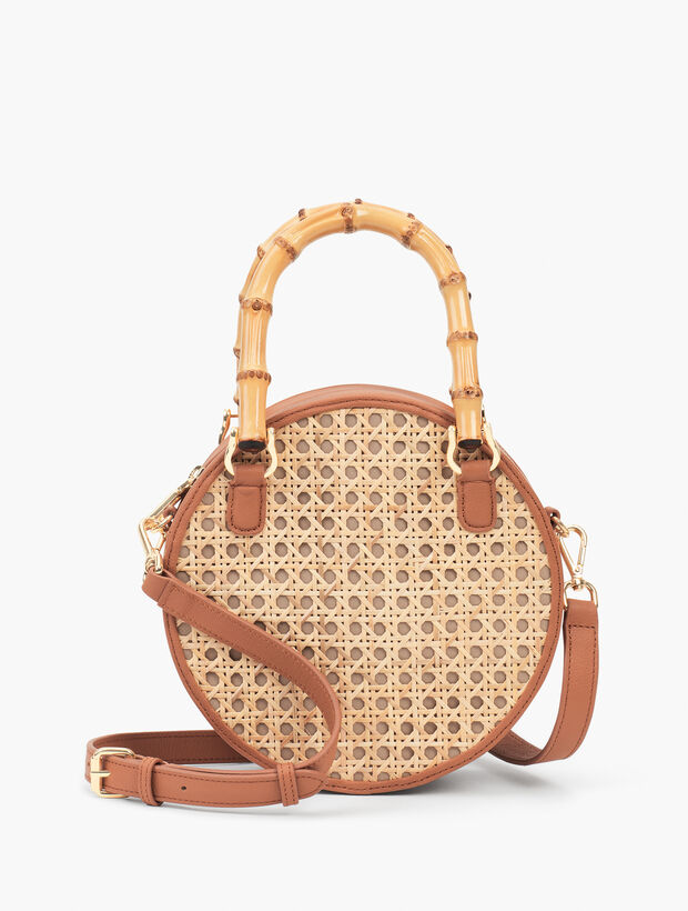 Rattan Bamboo Handle Bag Talbots