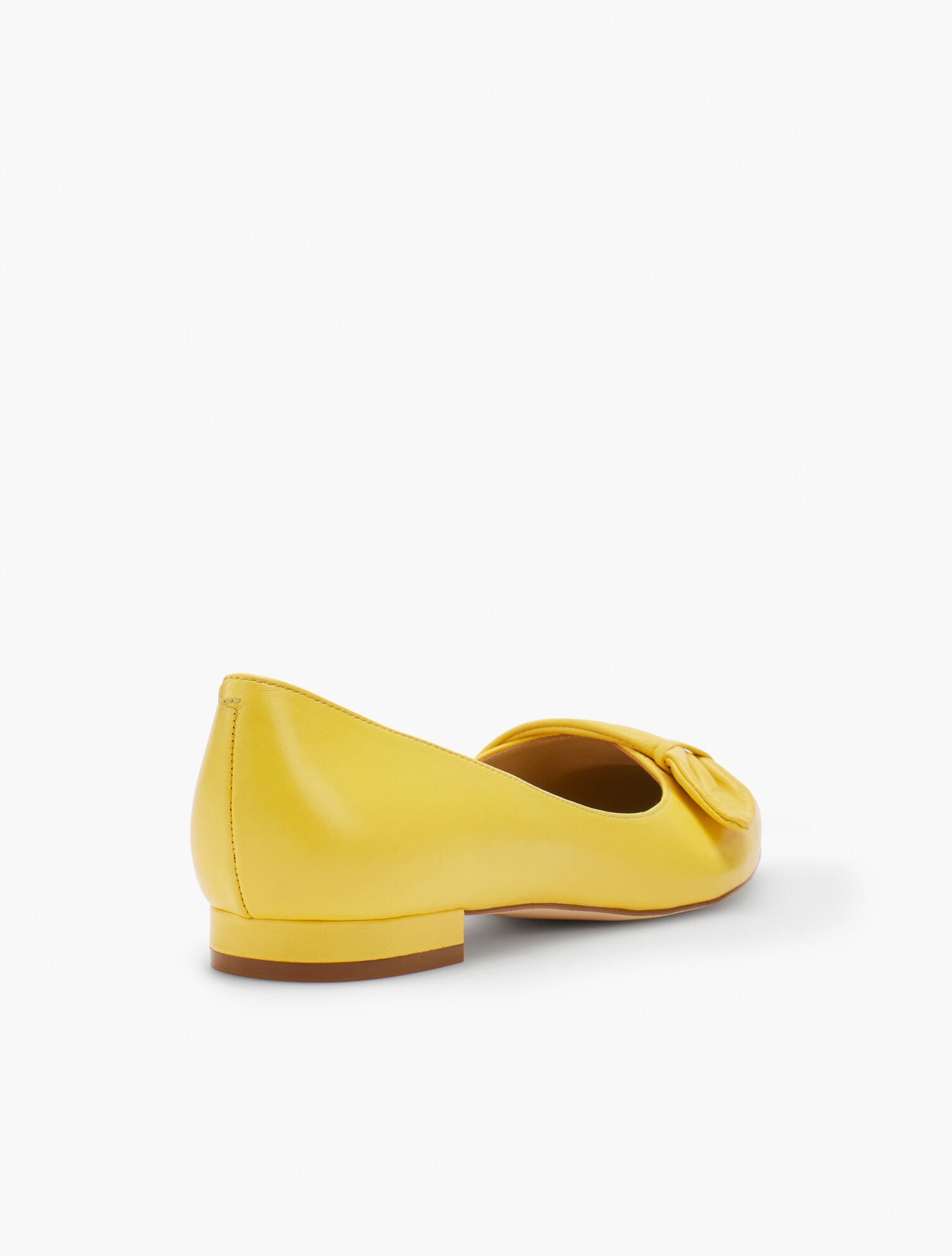 Edison Pleated dOrsay Flats - Nappa Leather