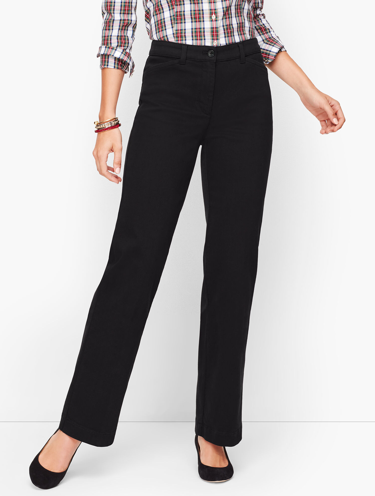 Wide Leg Jeans - Never Fade Black