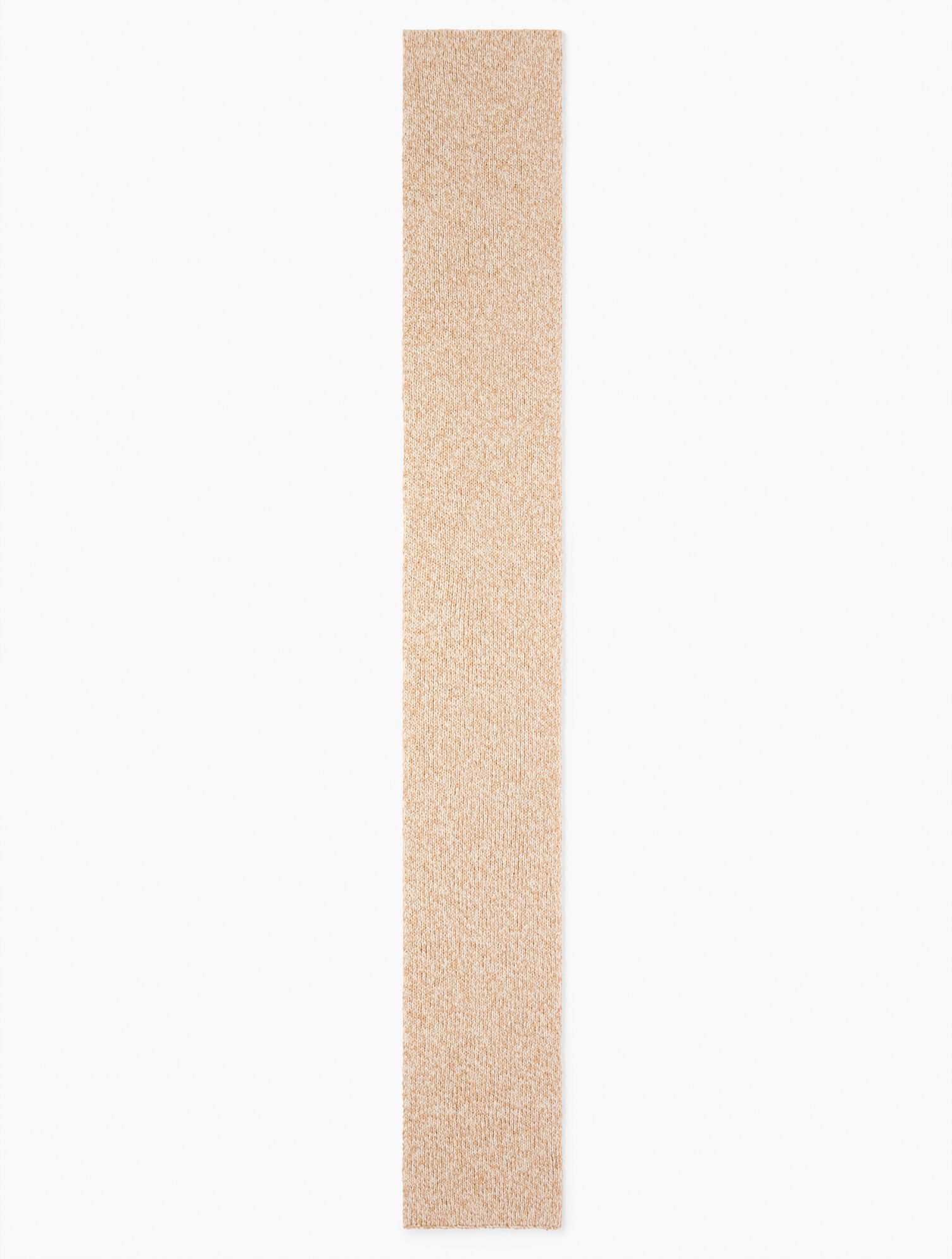 Shaker Stitch Scarf - Metallic Marl